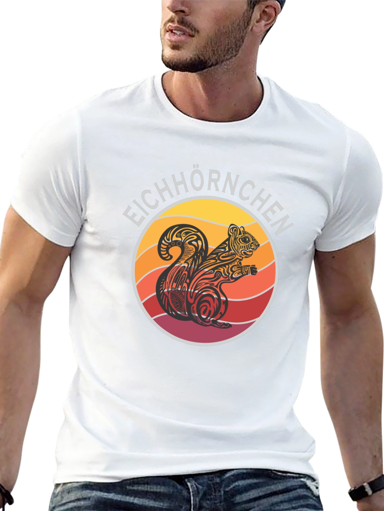 Eichhörnchen Squirrel T-Shirt - Retro Style