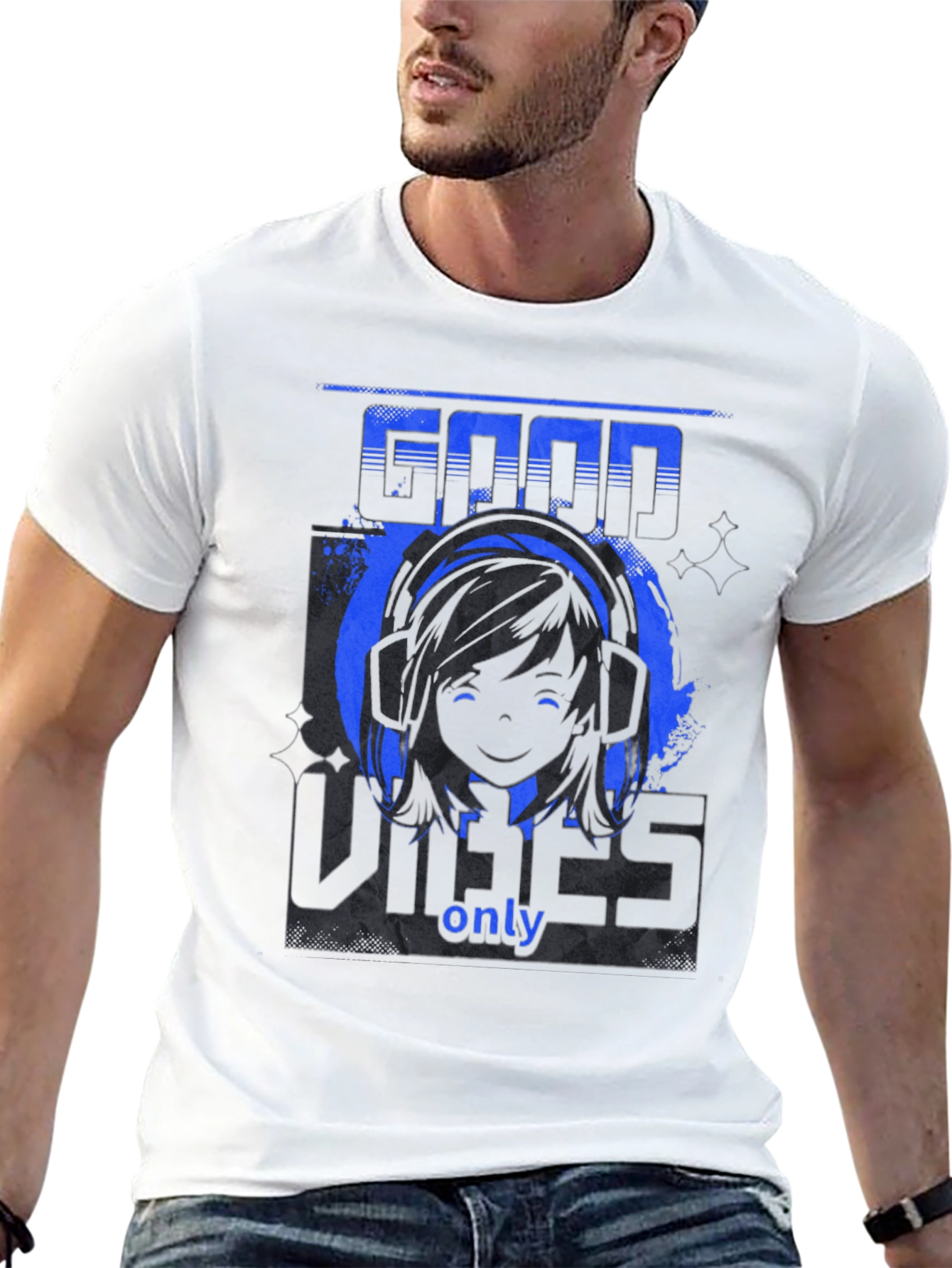 Good Vibes Only Black T-Shirt