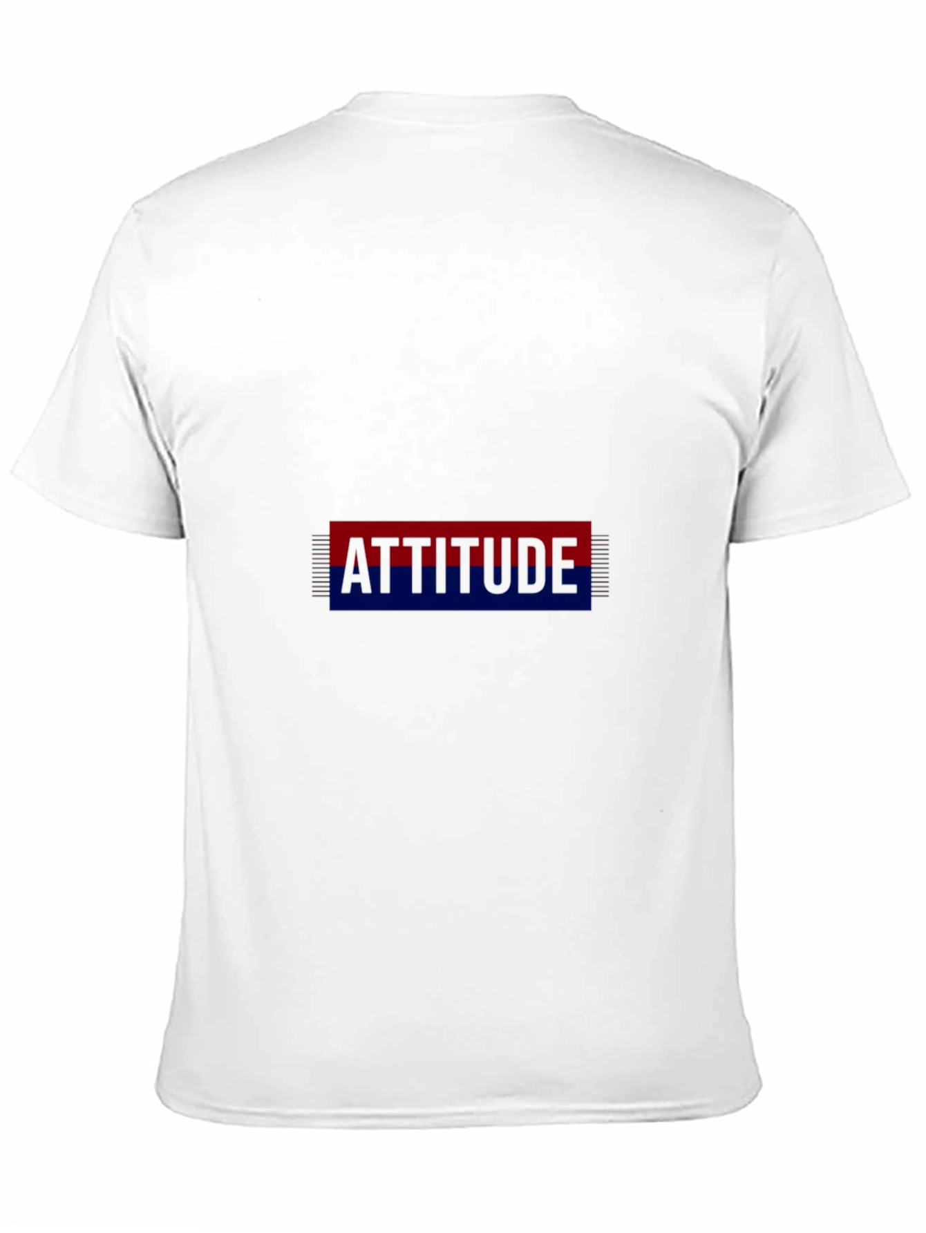 Attitude Graphic Print Black T-Shirt