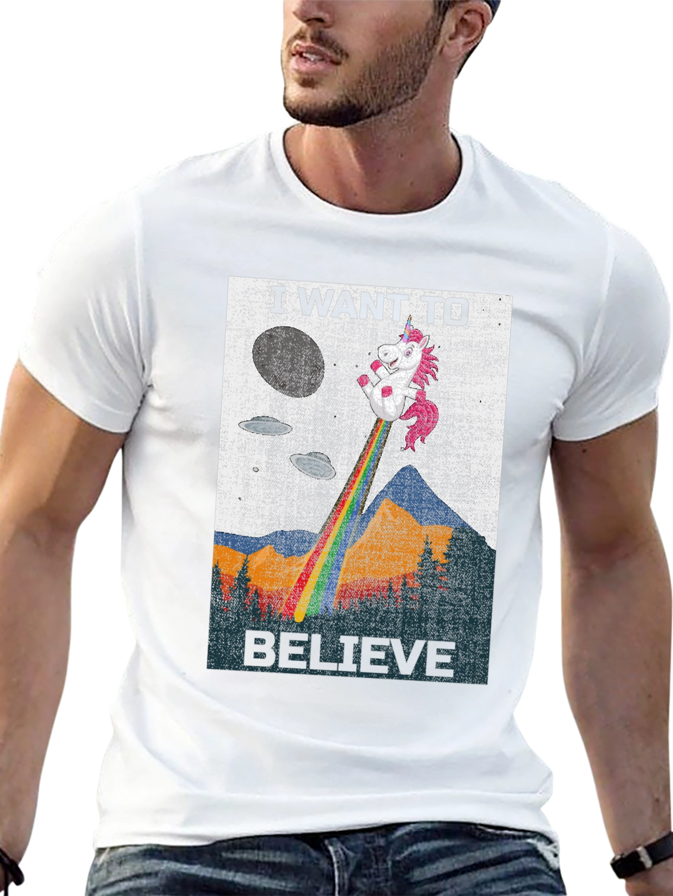 I Want to Believe Unicorn T-Shirt