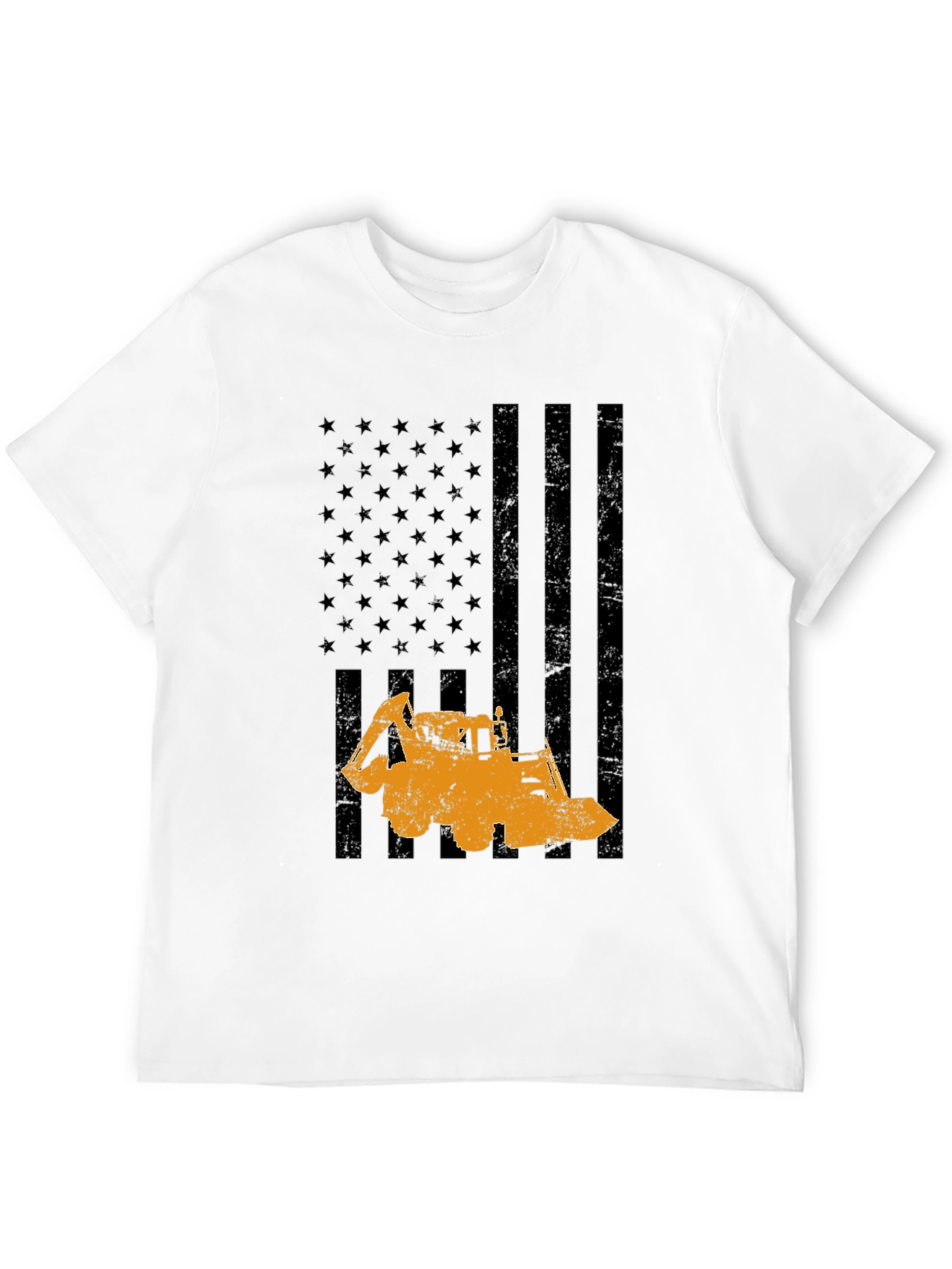 Construction Flag Graphic Tee
