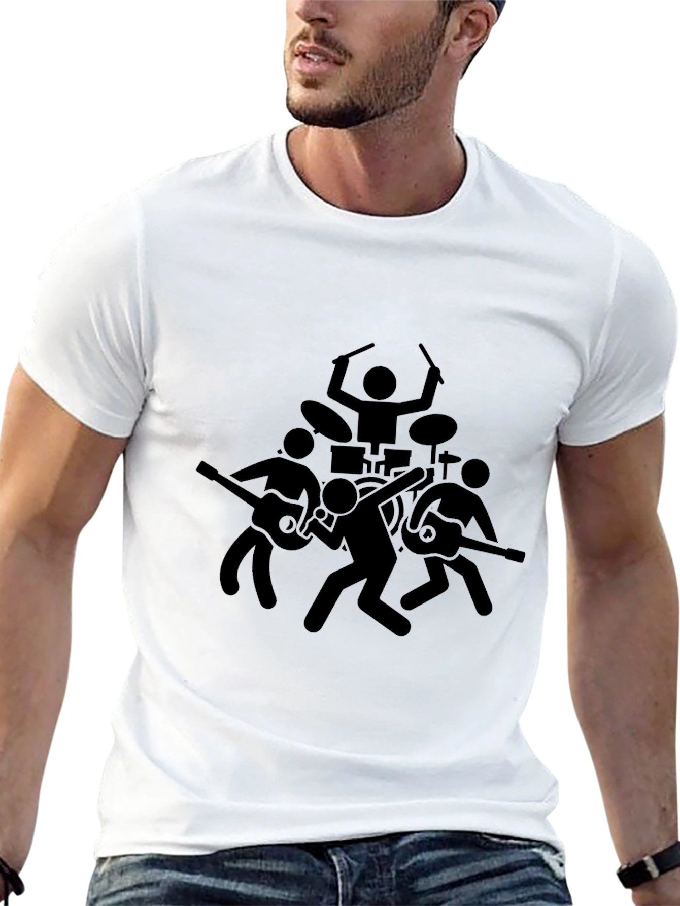 Band Graphic T-Shirt - Rock On!