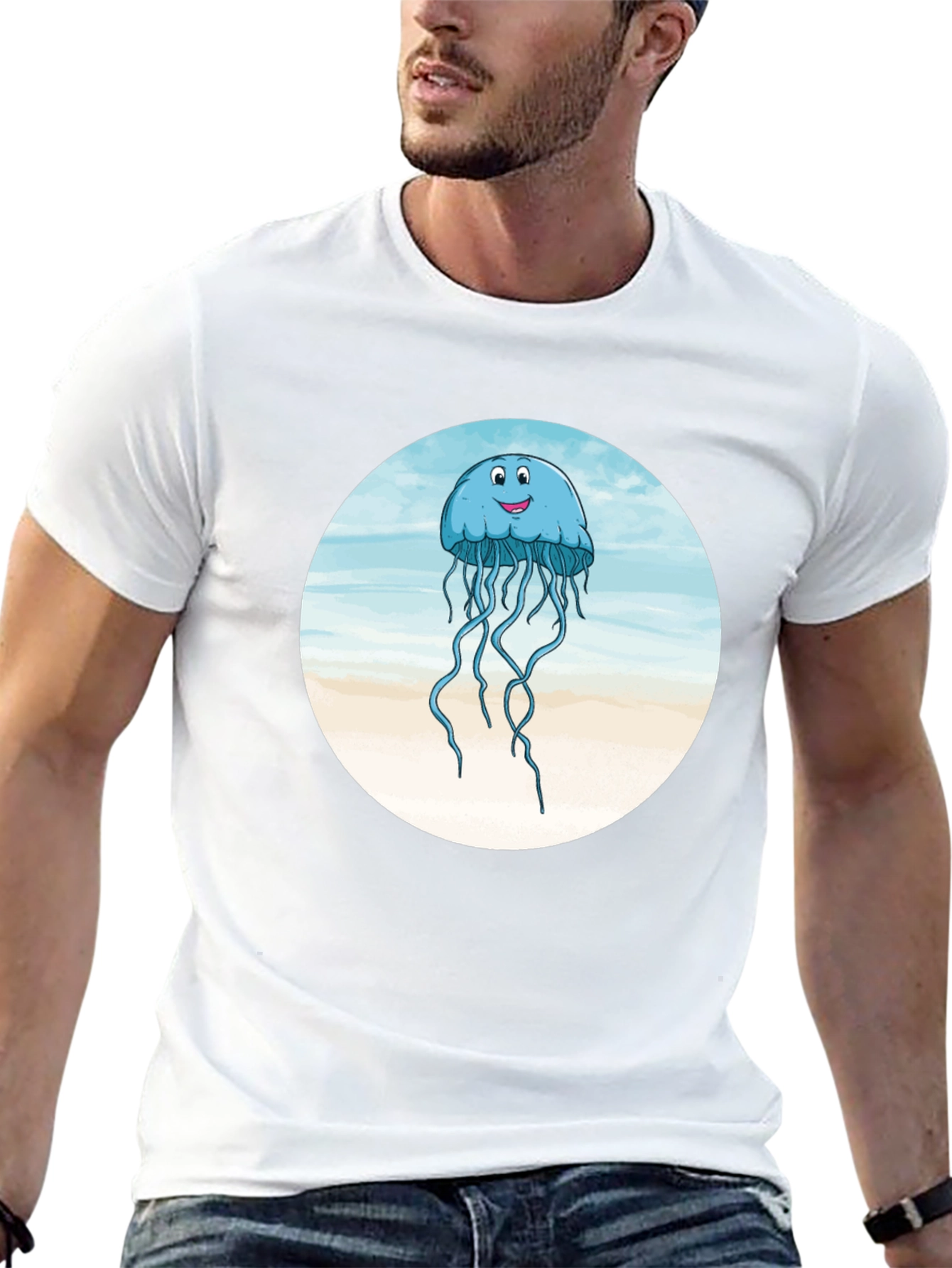 Whimsical Jellyfish Graphic Tee