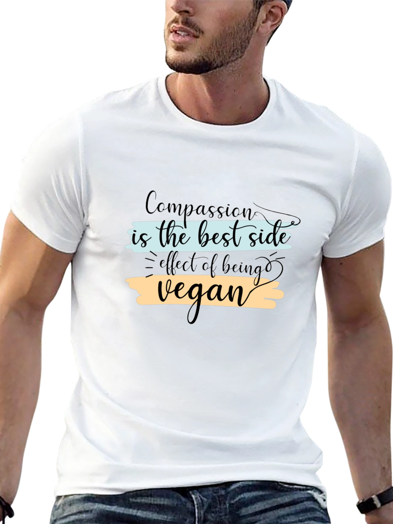 Vegan Compassion Black T-Shirt