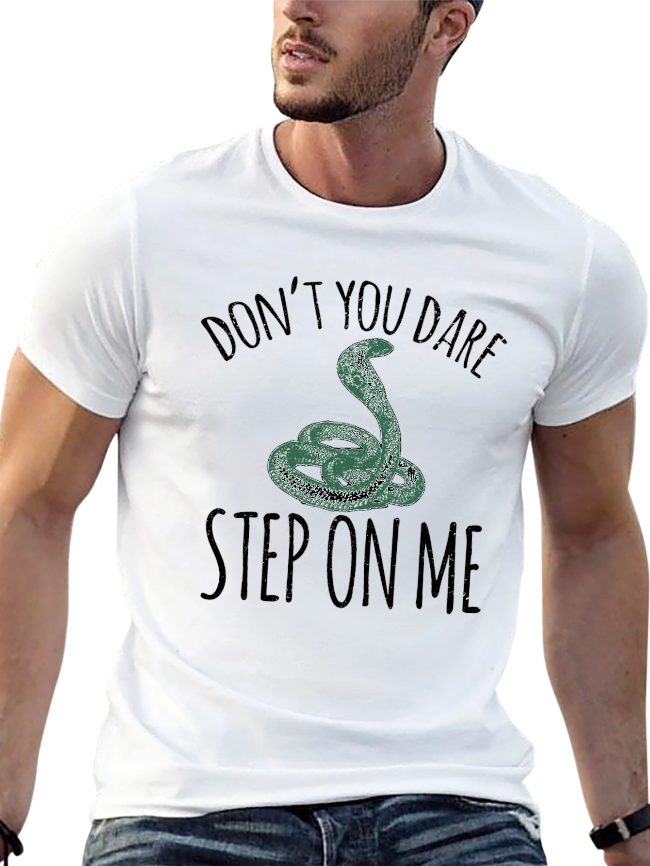 Dont Step On Me Graphic Tee - Black