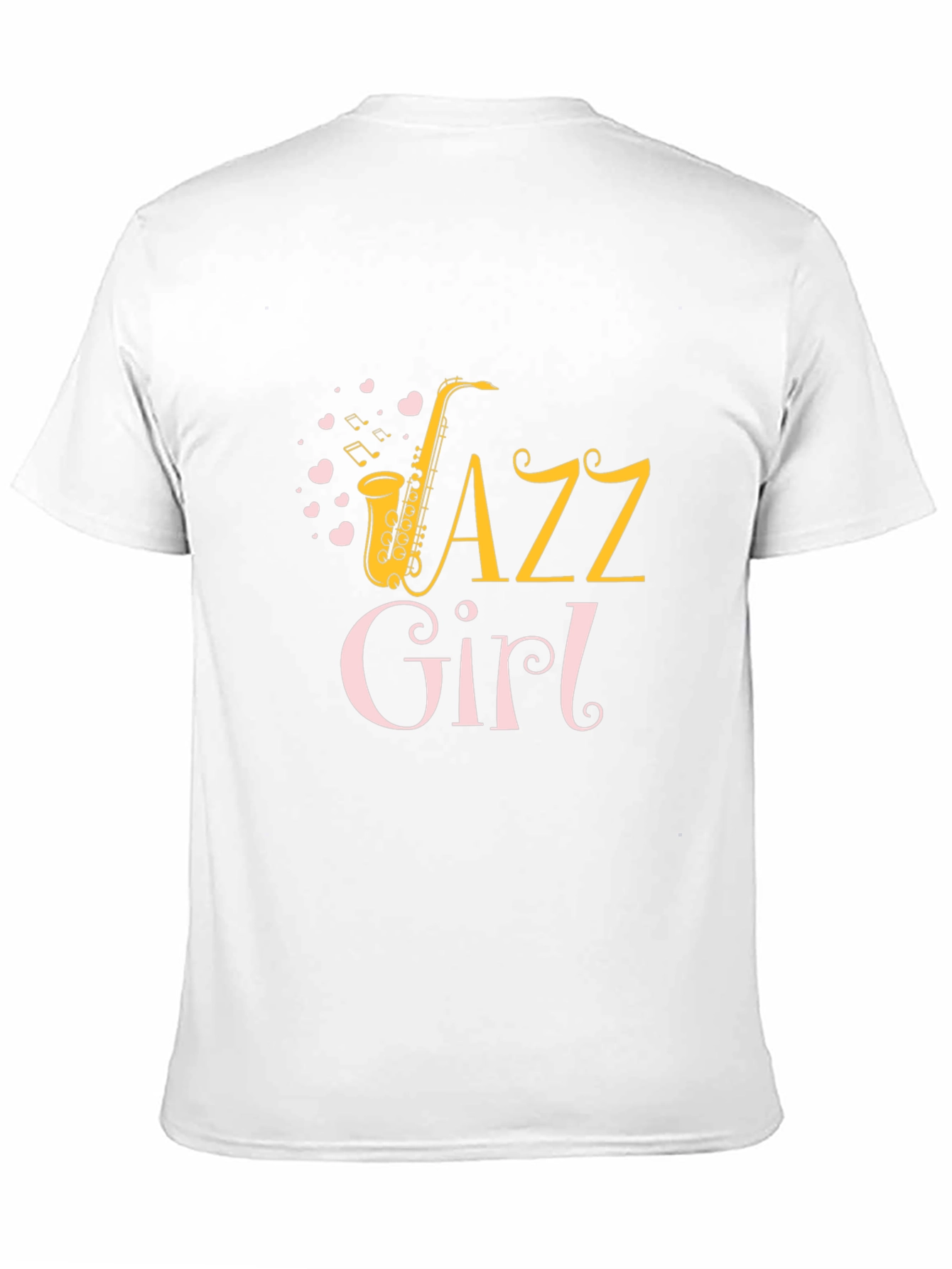 Jazz Girl T-Shirt - Saxophone Music Tee