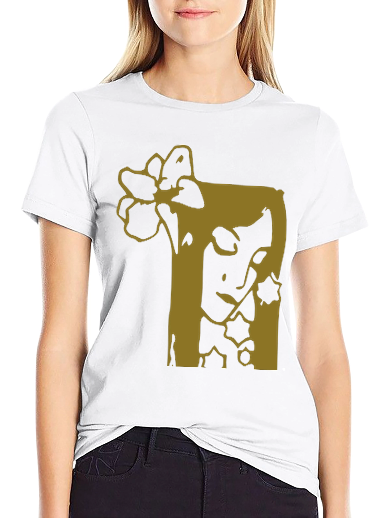 Graphic Print Black T-Shirt