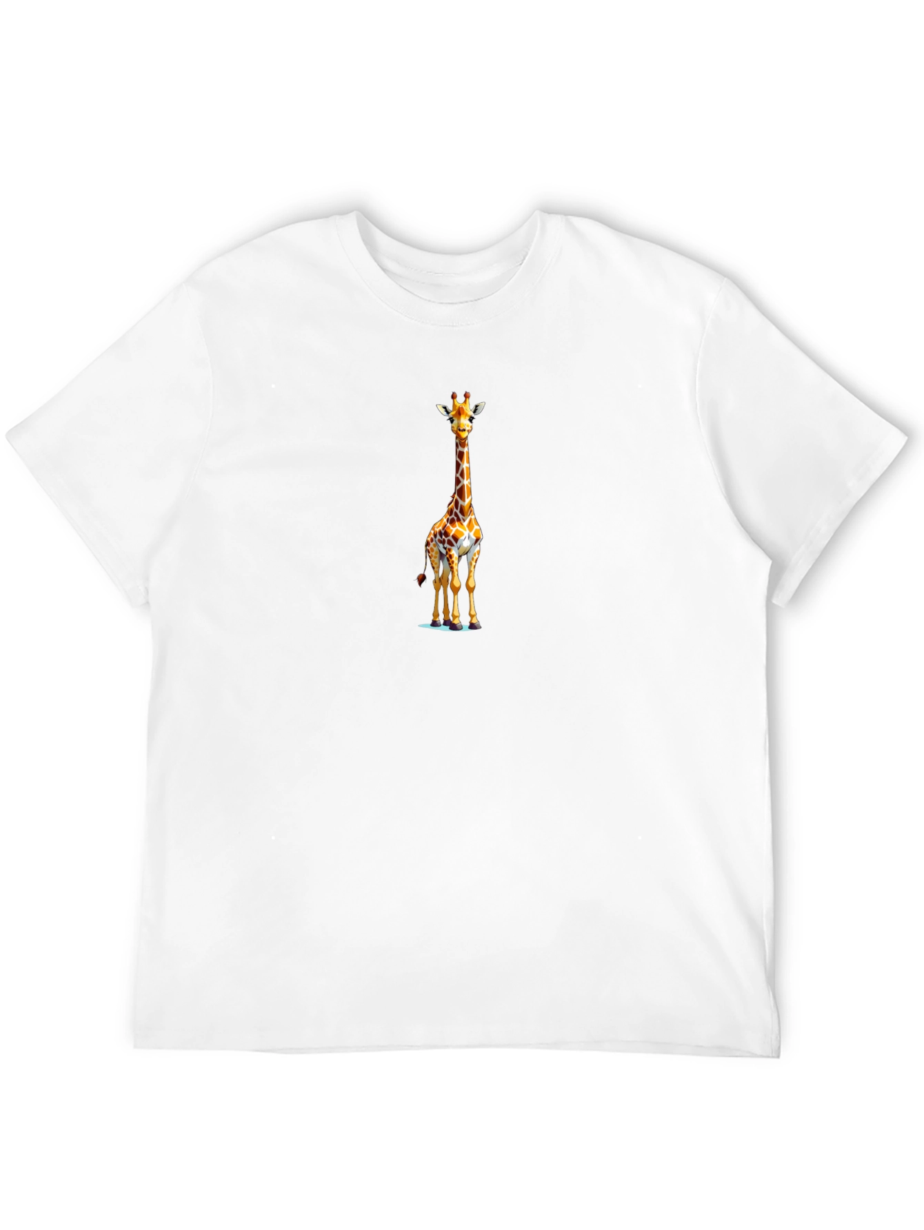 Giraffe Graphic Tee - Stylish Black T-Shirt