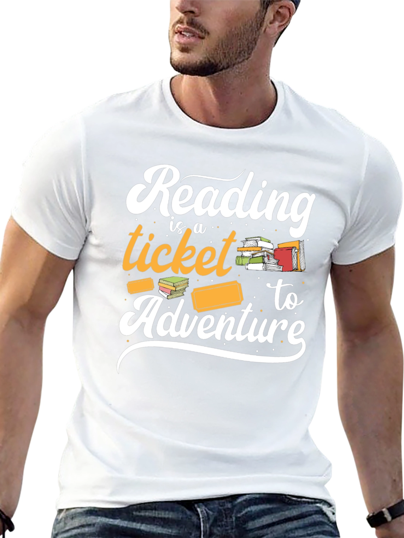 Reading is a Ticket to Adventure Graphic Tee