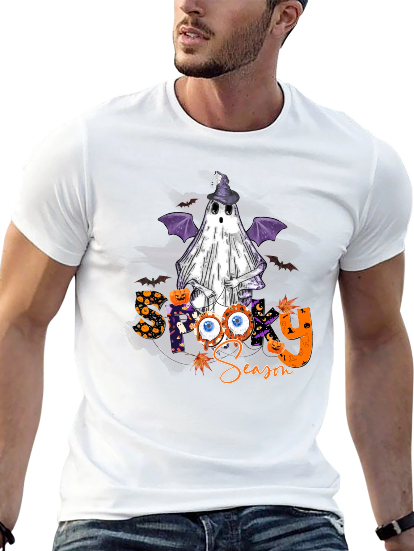Spooky Season Ghost T-Shirt