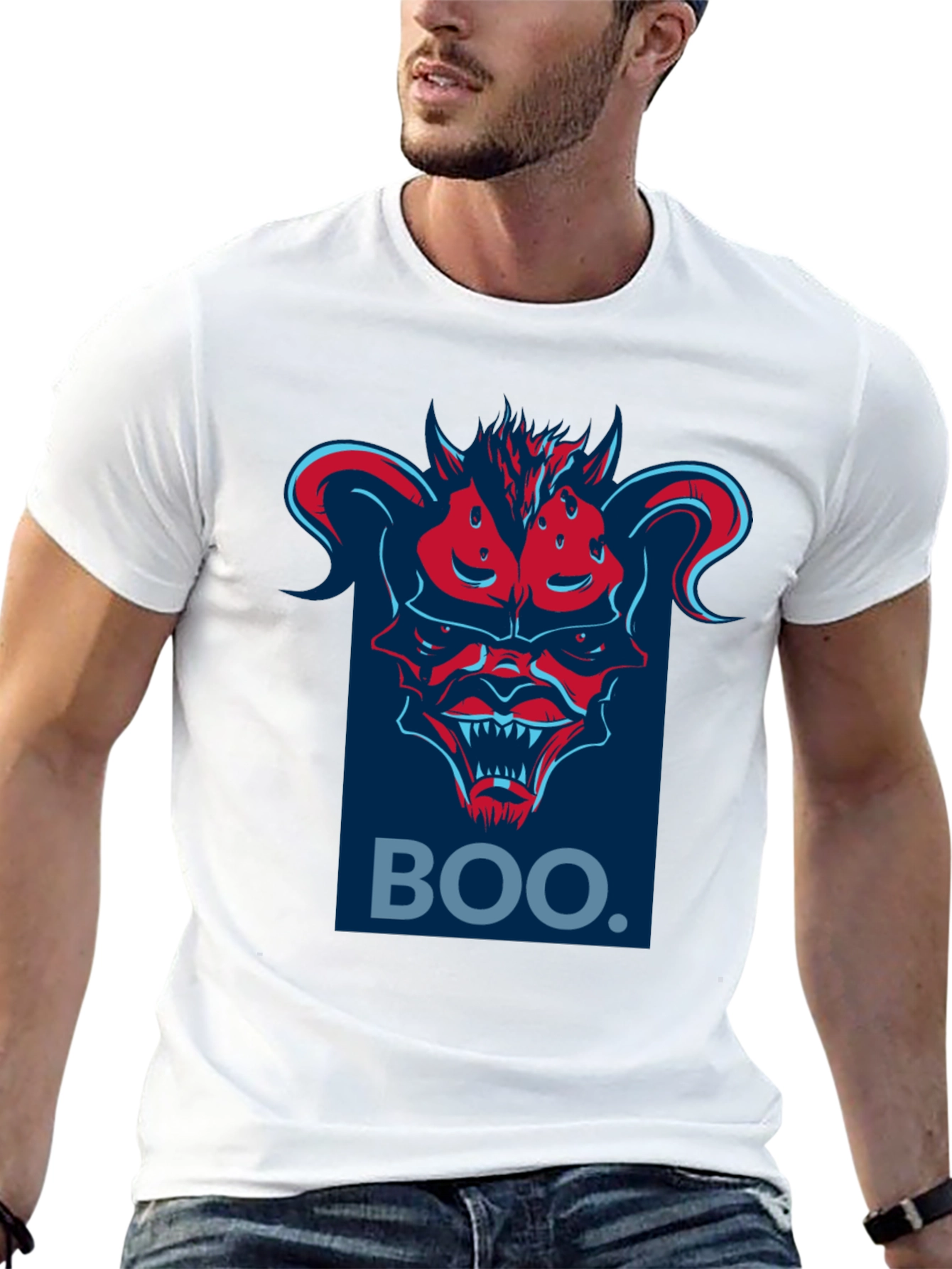 BOO. Devil Graphic Print T-Shirt