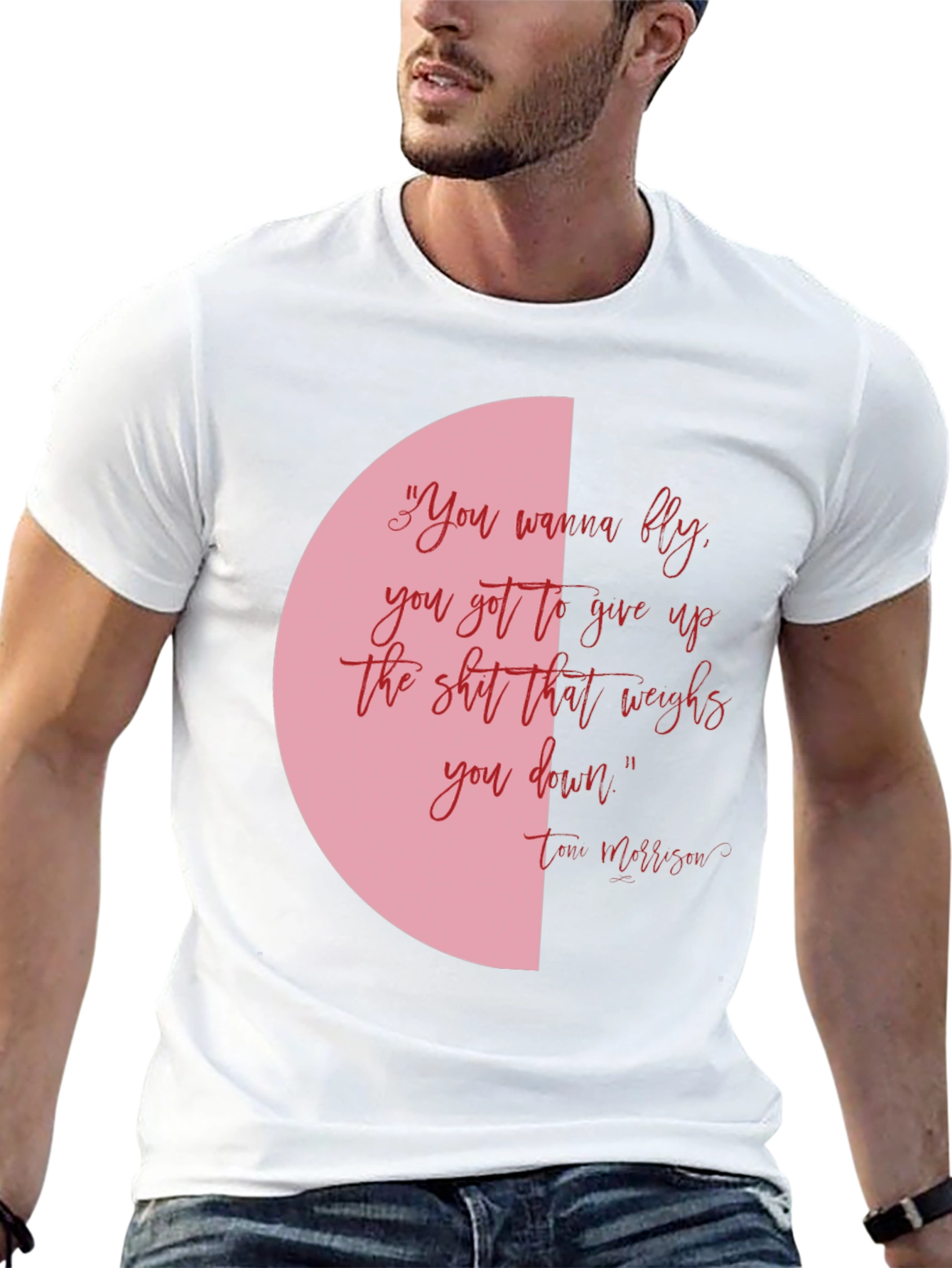 Inspirational Tee: You Wanna Fly Quote