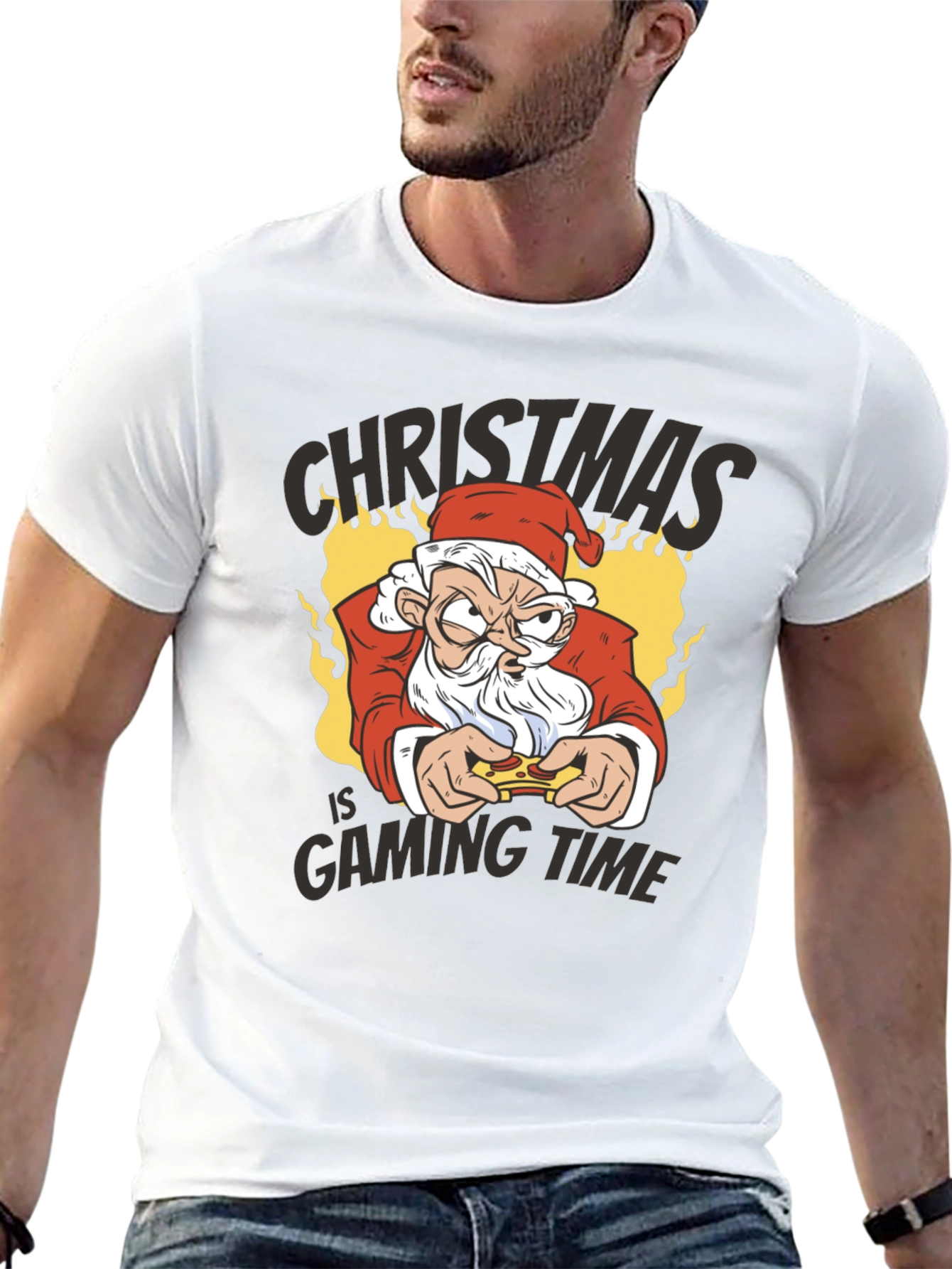 Christmas Gaming Time Graphic Tee