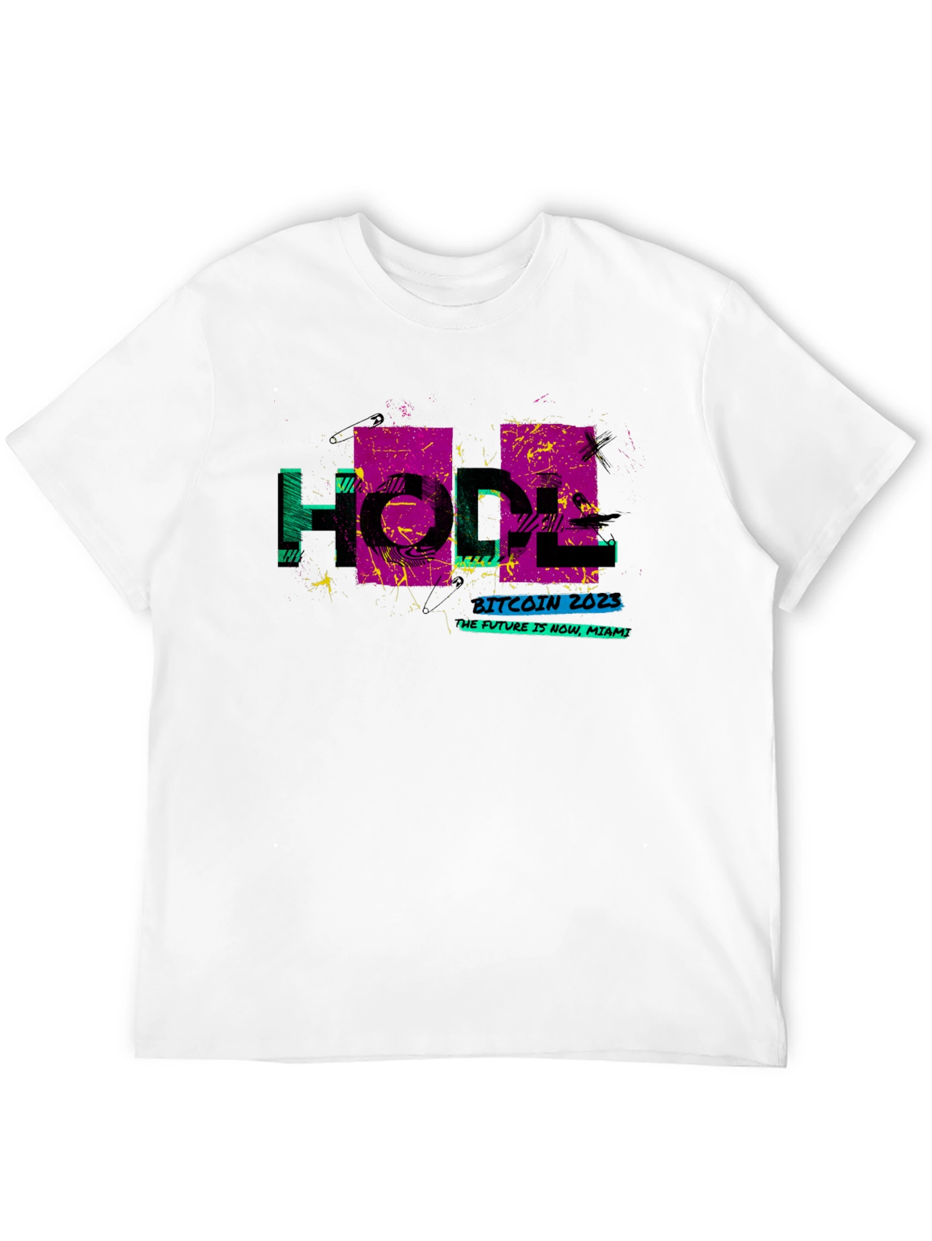 Bitcoin 2023 Miami HODL Graphic T-Shirt