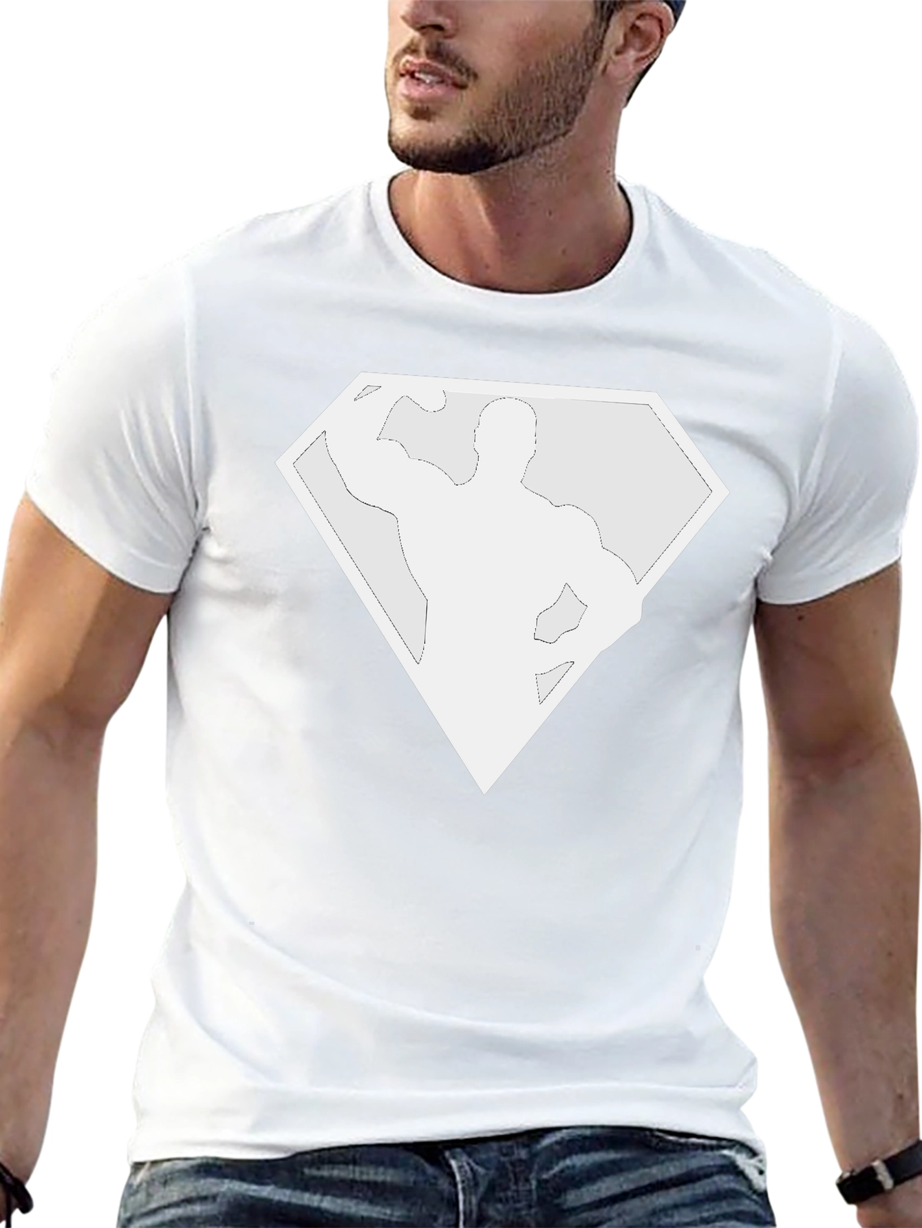 Muscle Man Black T-Shirt