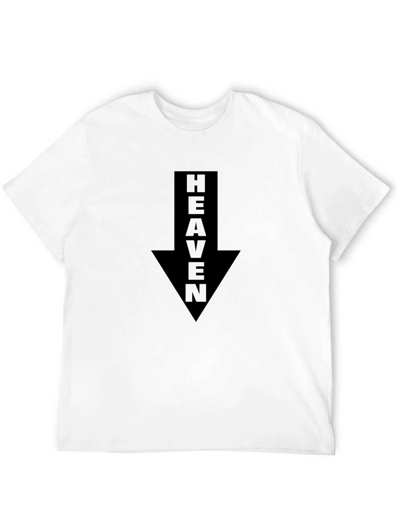 Heaven Arrow T-Shirt: Downward Pointing Graphic Tee