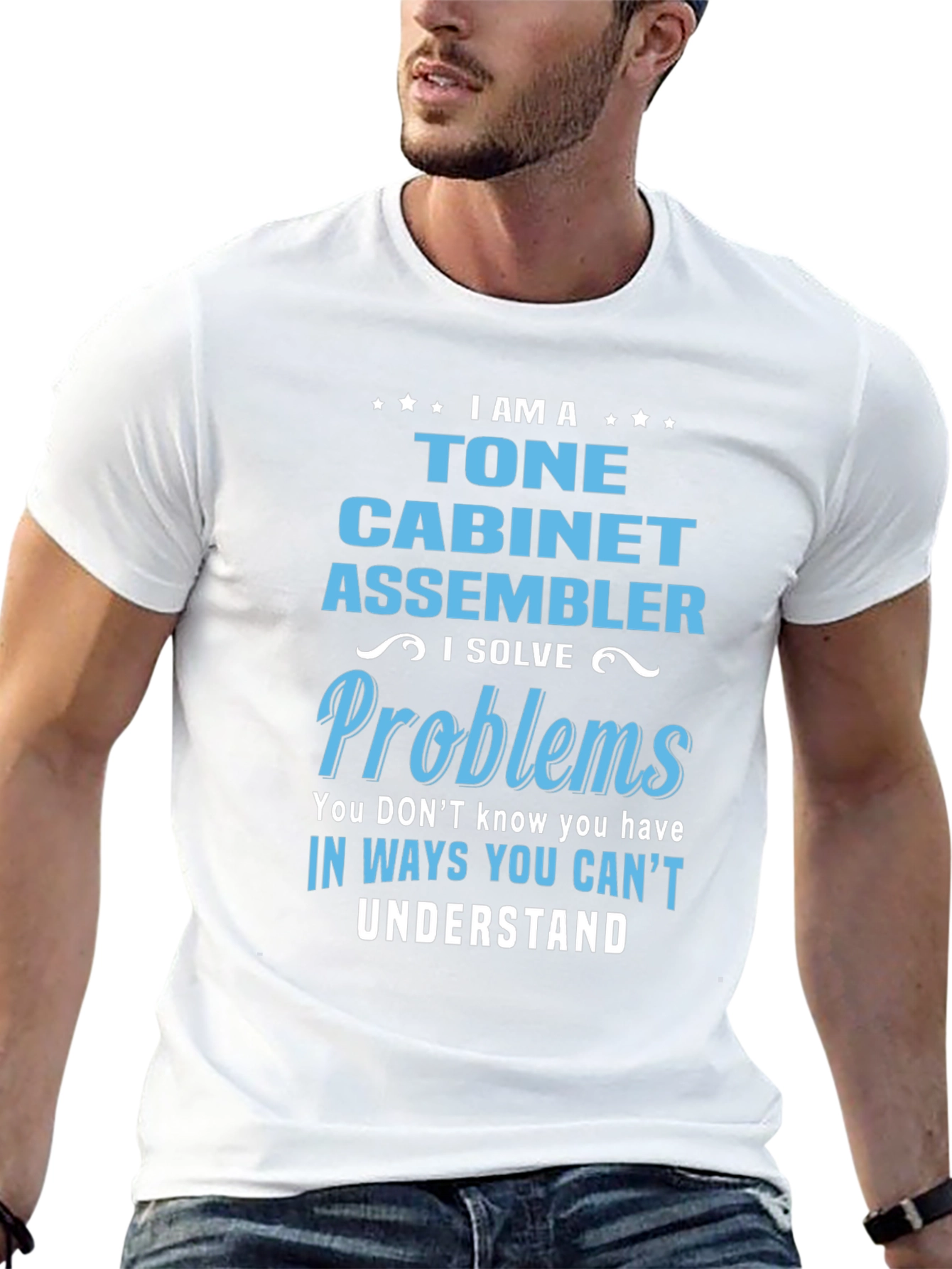 Tone Cabinet Assembler T-Shirt: I Solve Problems
