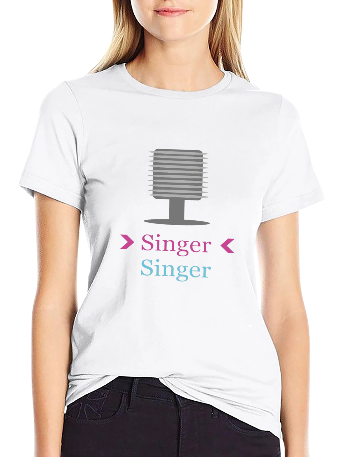 Singer Graphic T-Shirt - Music Lover Tee