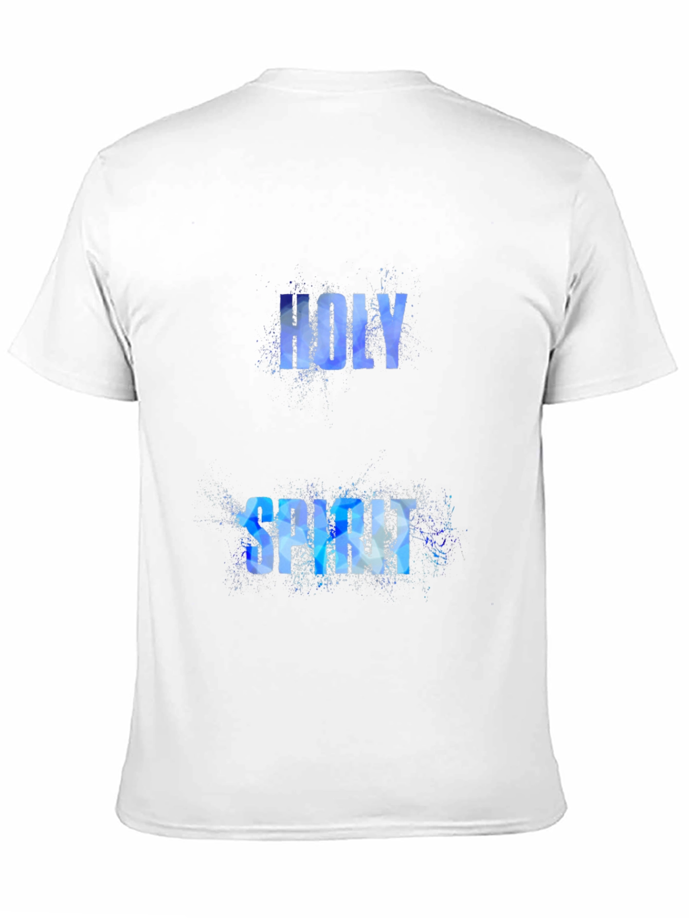 Holy Spirit Graphic Print Black T-Shirt
