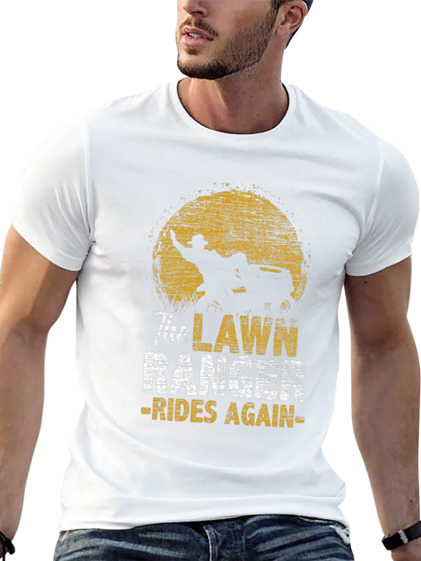 The Lawn Ranger T-Shirt - Rides Again Graphic Tee