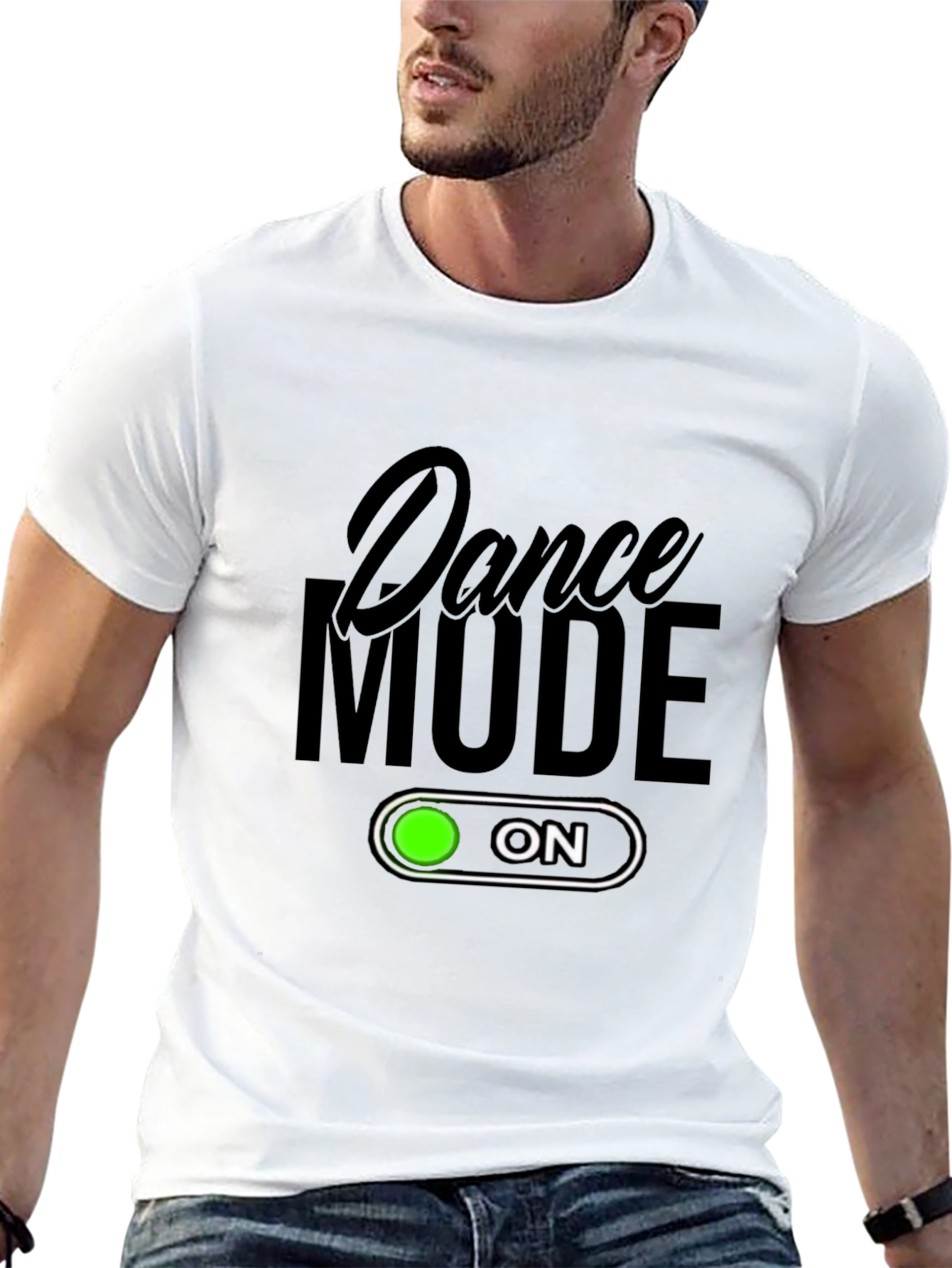 Dance Mode On Black T-Shirt