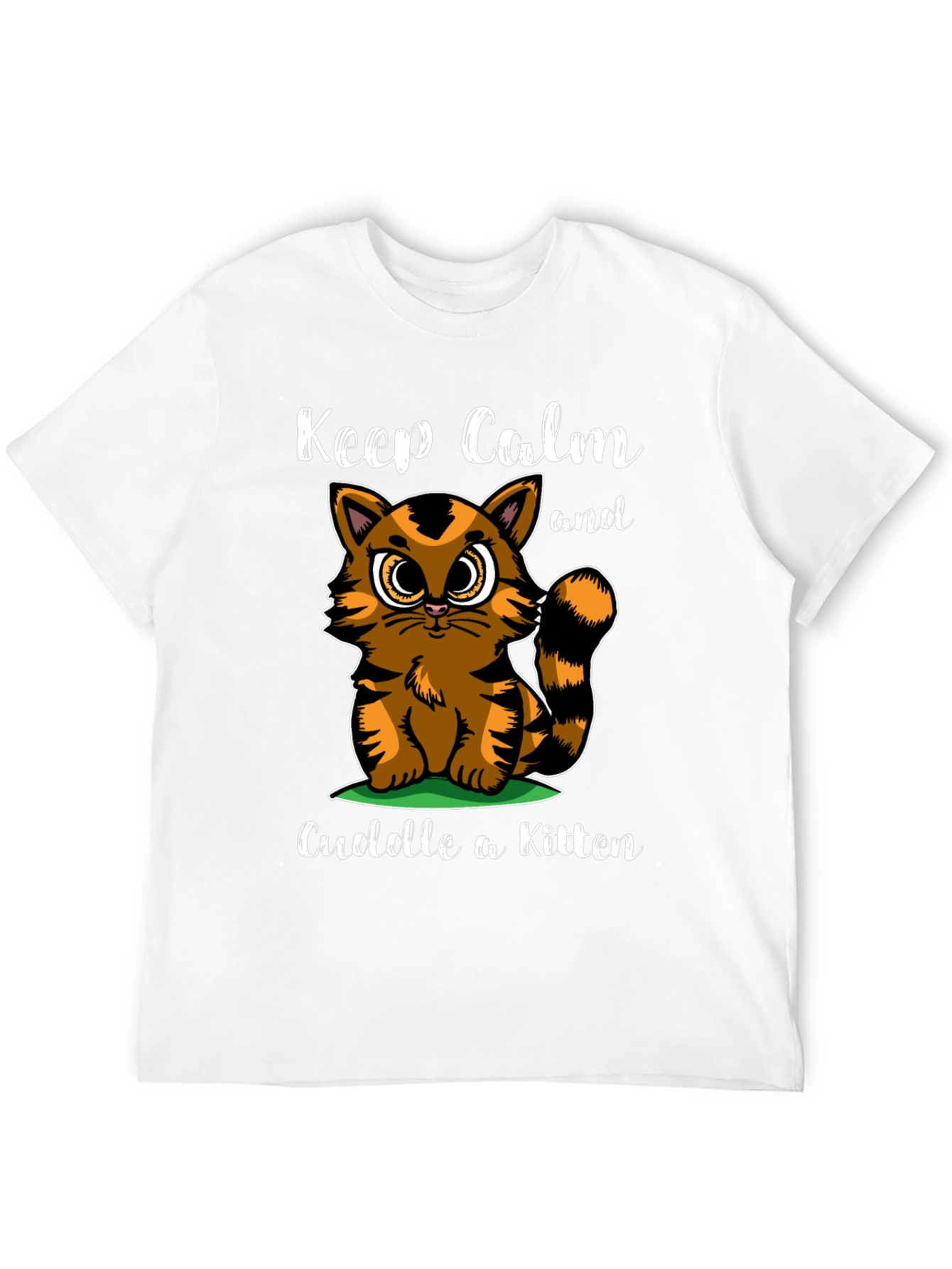 Keep Calm Kitten Graphic T-Shirt
