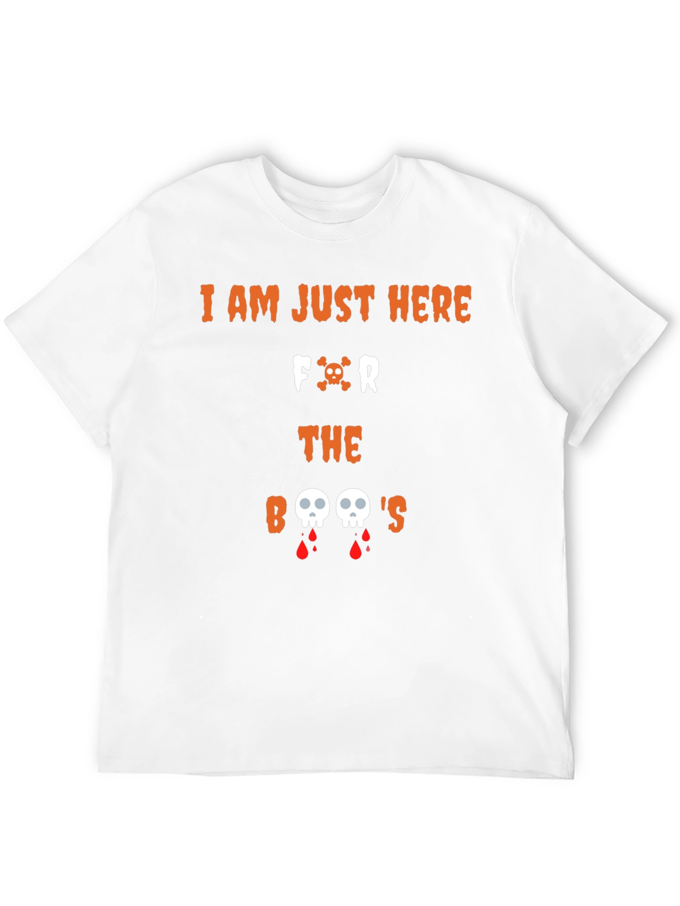 Halloween Graphic Tee - Here for the Boos