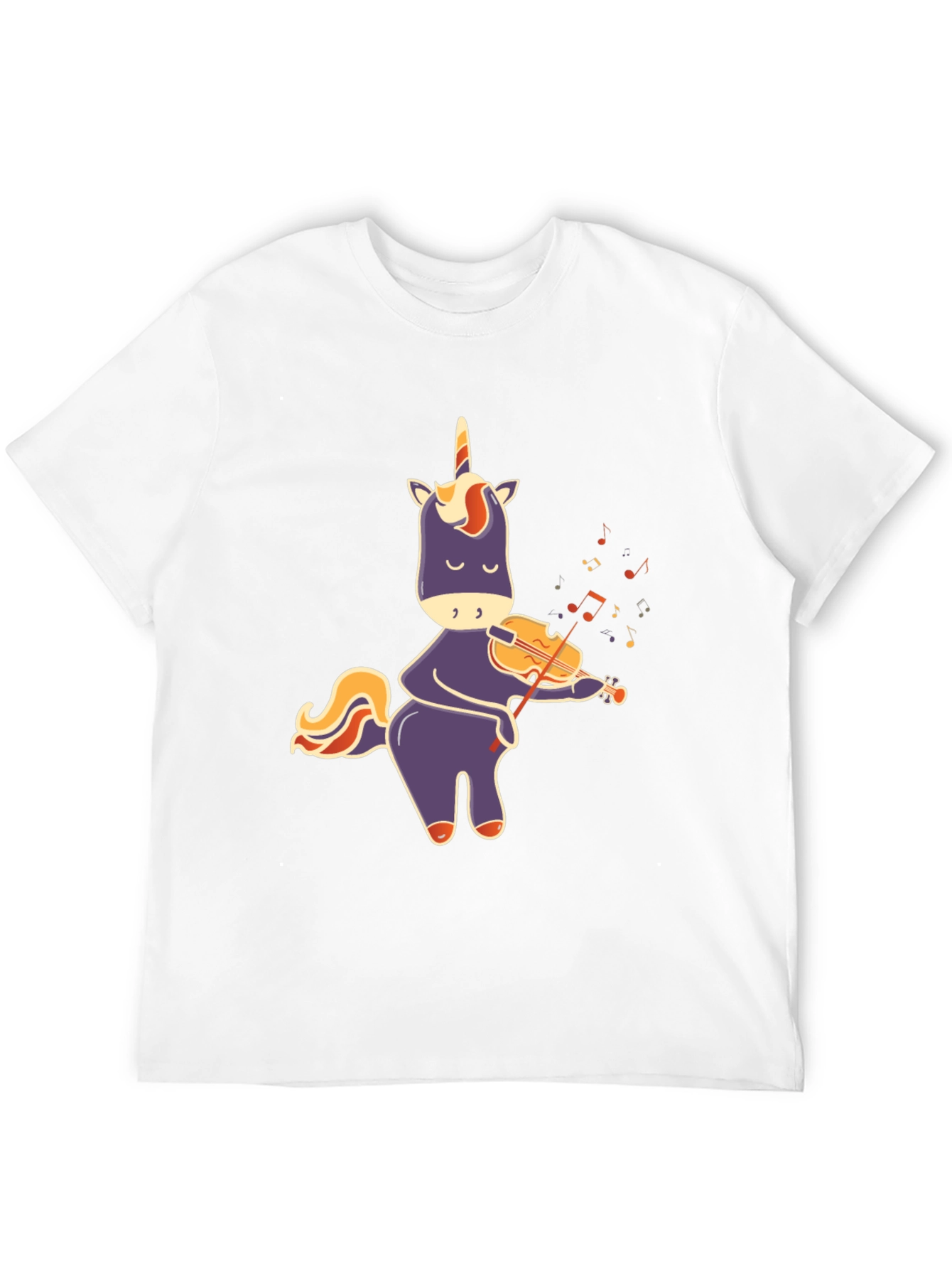 Unicorn Playing Violin T-Shirt