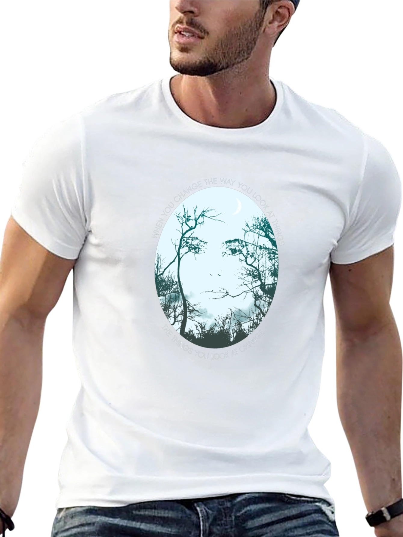 Optical Illusion T-Shirt - Change Your Perspective