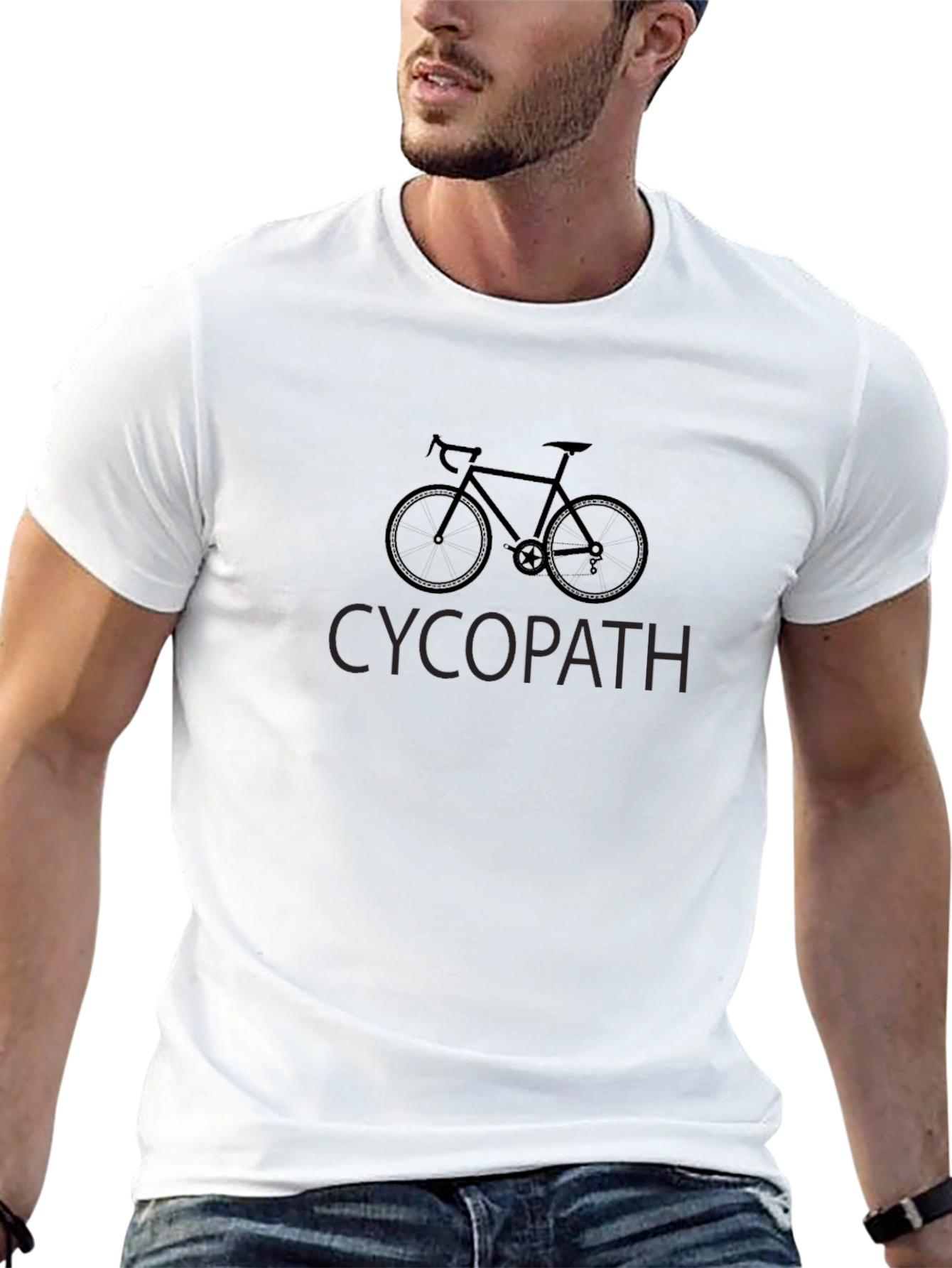 Cycopath Bicycle Graphic T-Shirt - Cycling Enthusiast Apparel