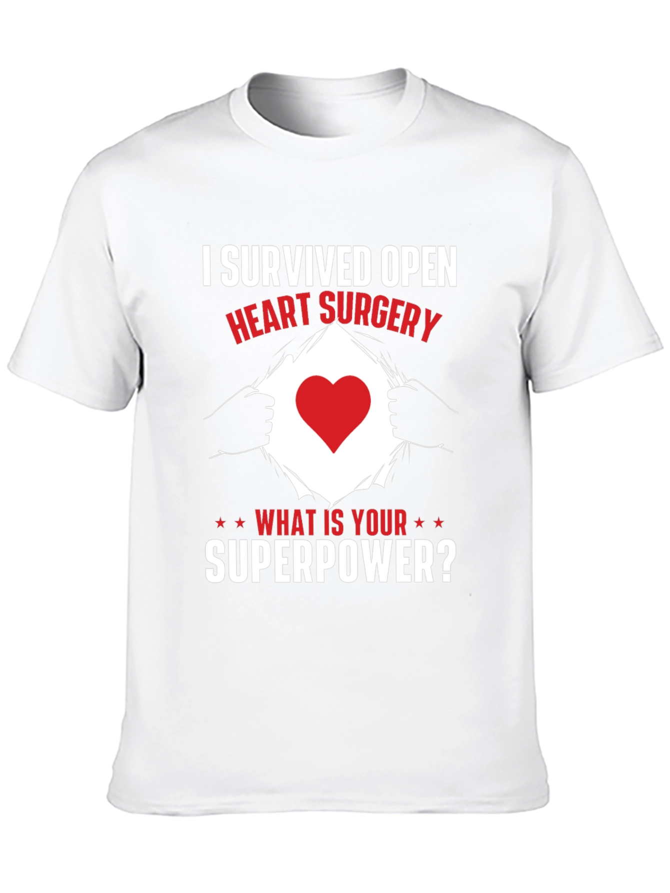 Heart Surgery Survivor Superpower T-Shirt
