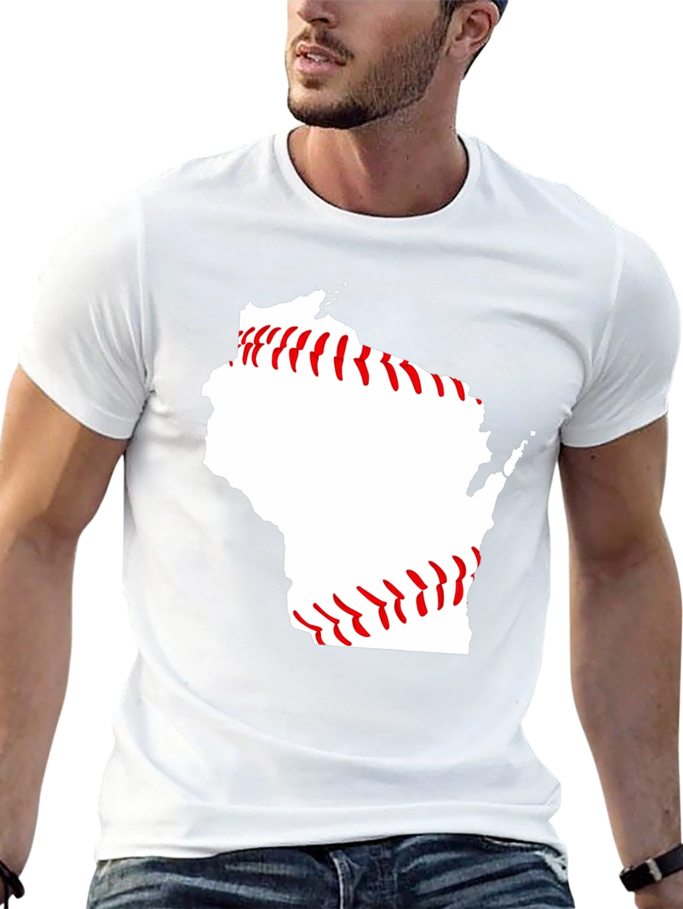 Wisconsin Baseball T-Shirt State Pride Tee