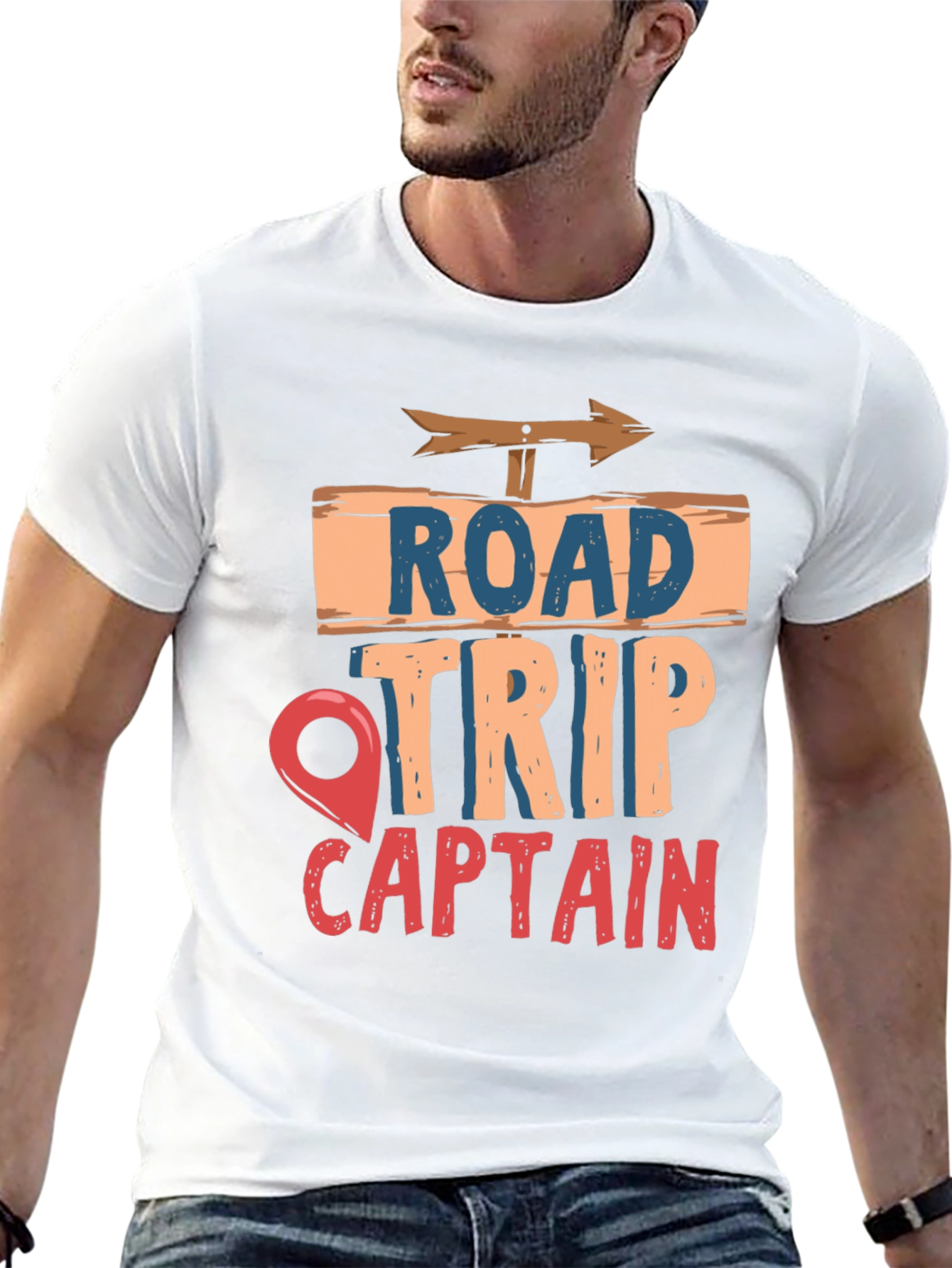 Road Trip Captain Graphic T-Shirt