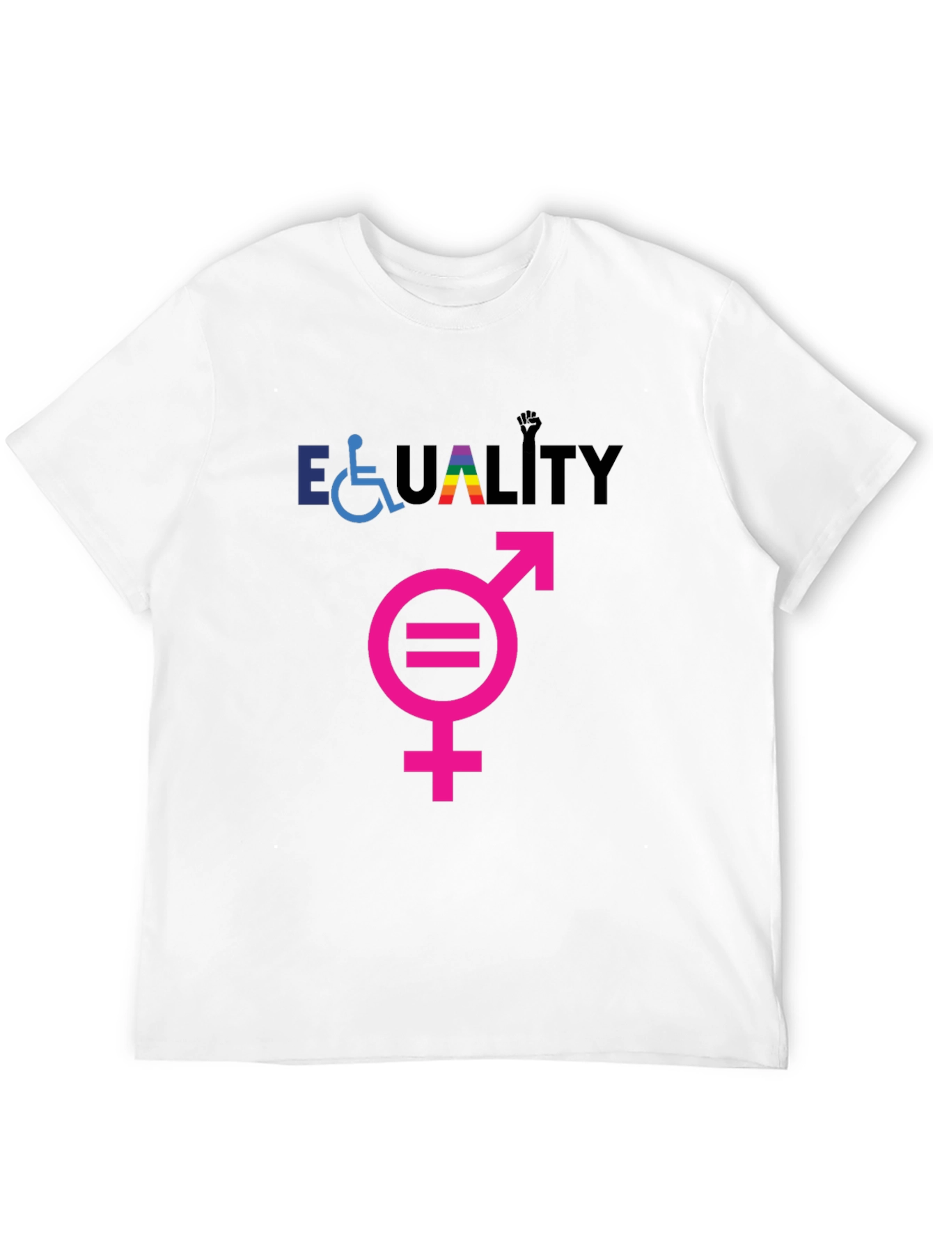 Equality Symbol Graphic Tee - Black