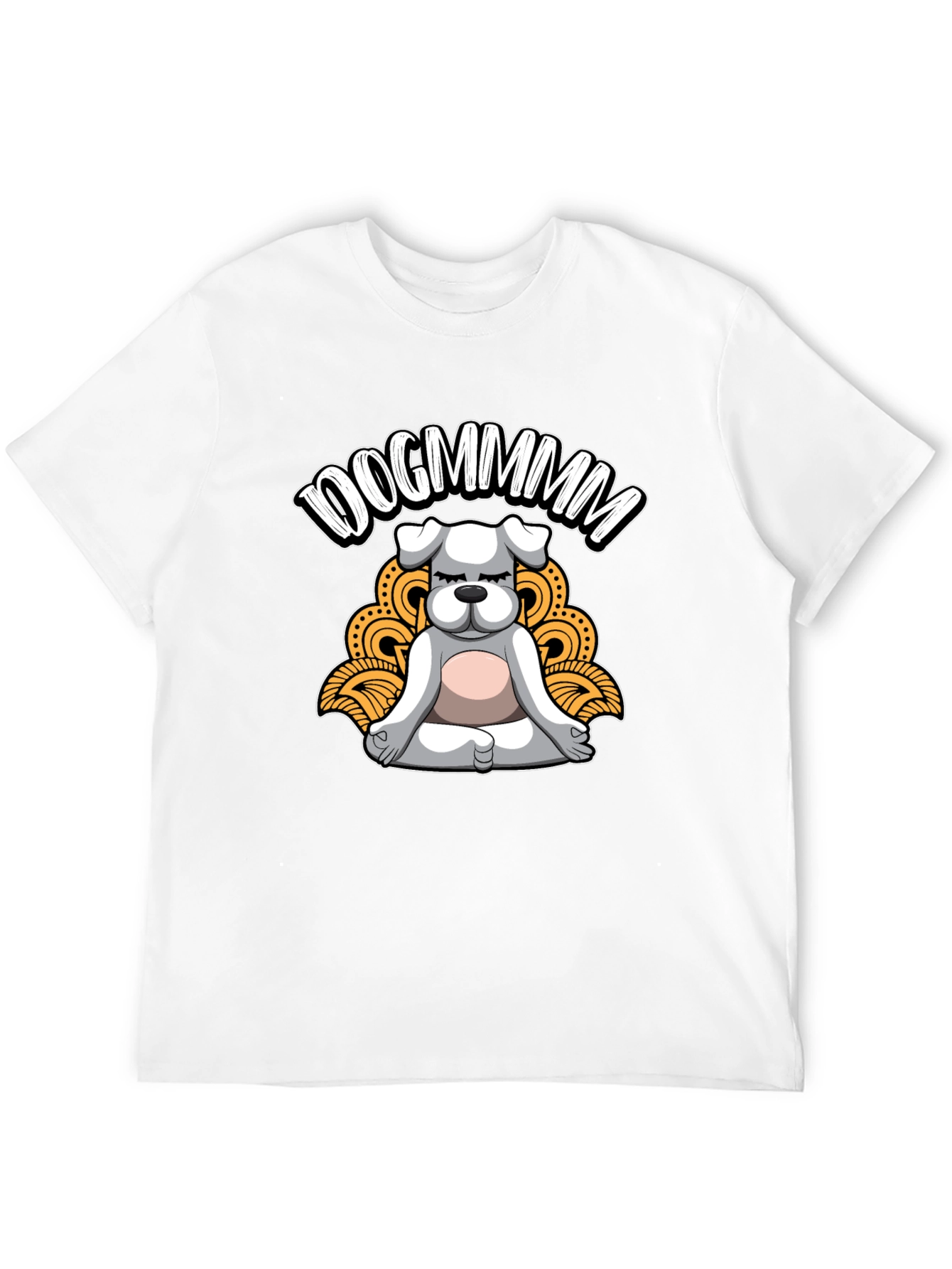 Dogmmm Meditation T-Shirt: Zen Dog Tee