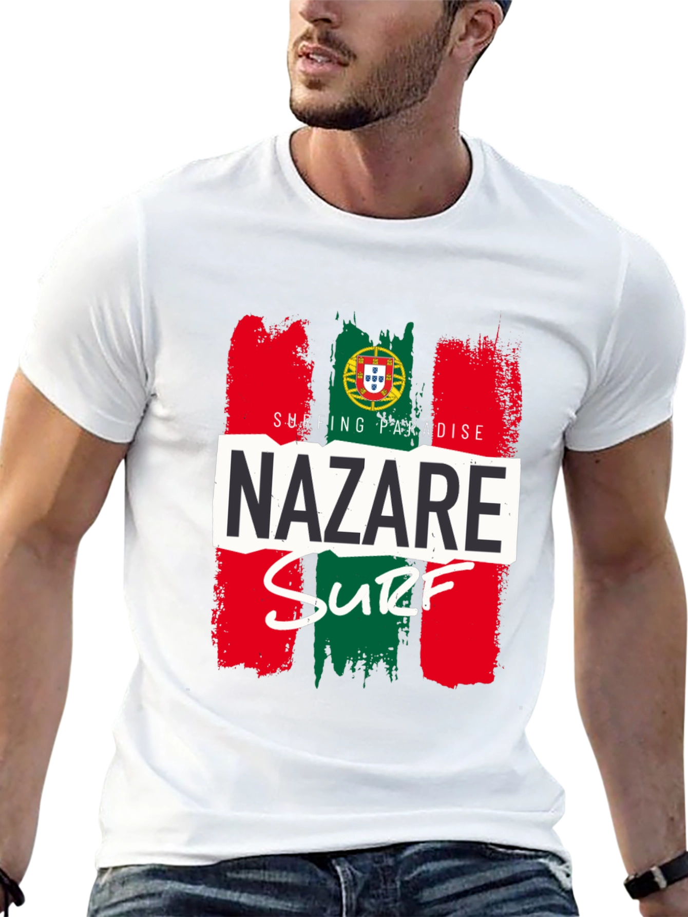 Nazare Surf T-Shirt - Surfing Paradise Tee