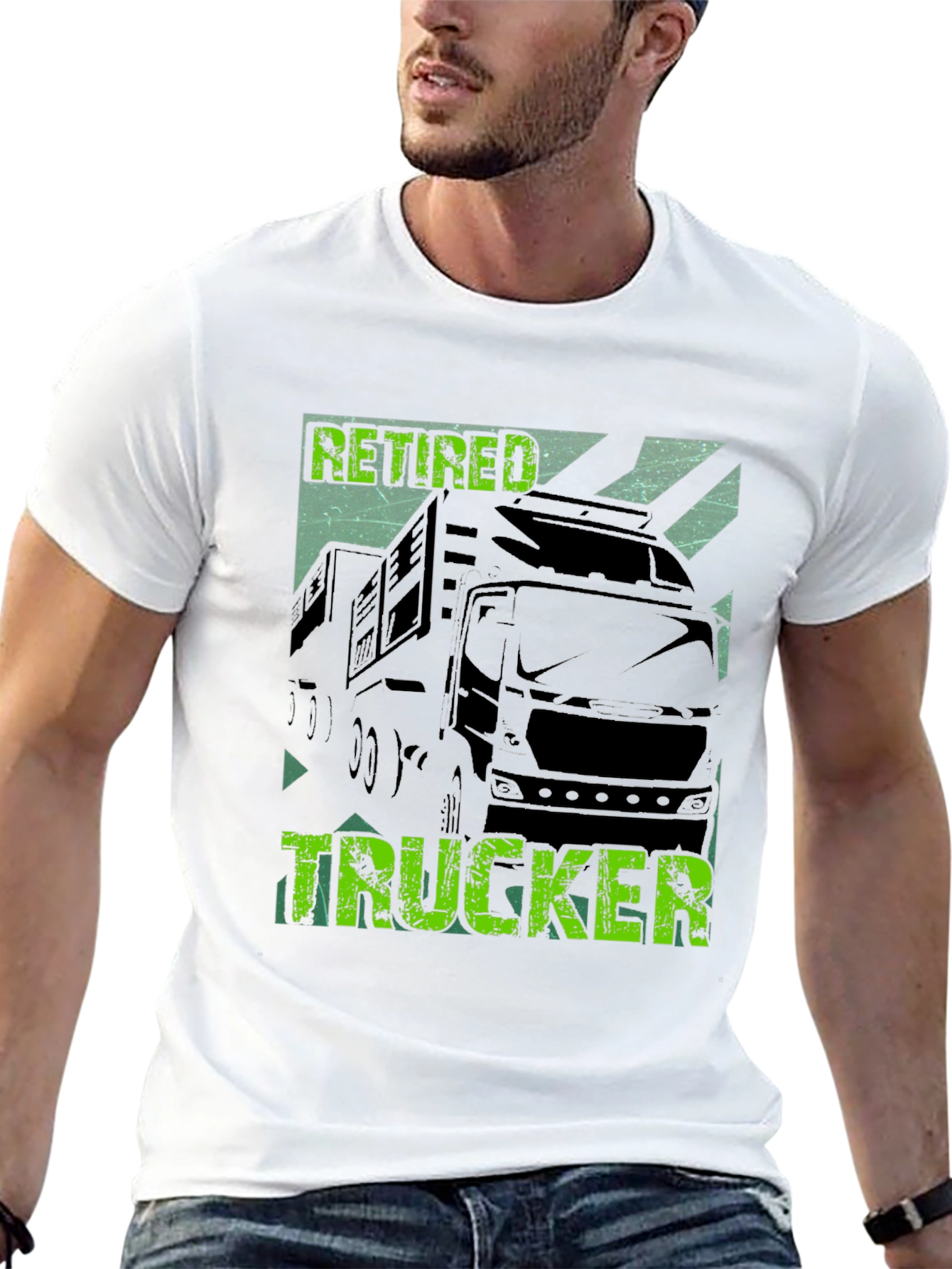 Retired Trucker Graphic T-Shirt