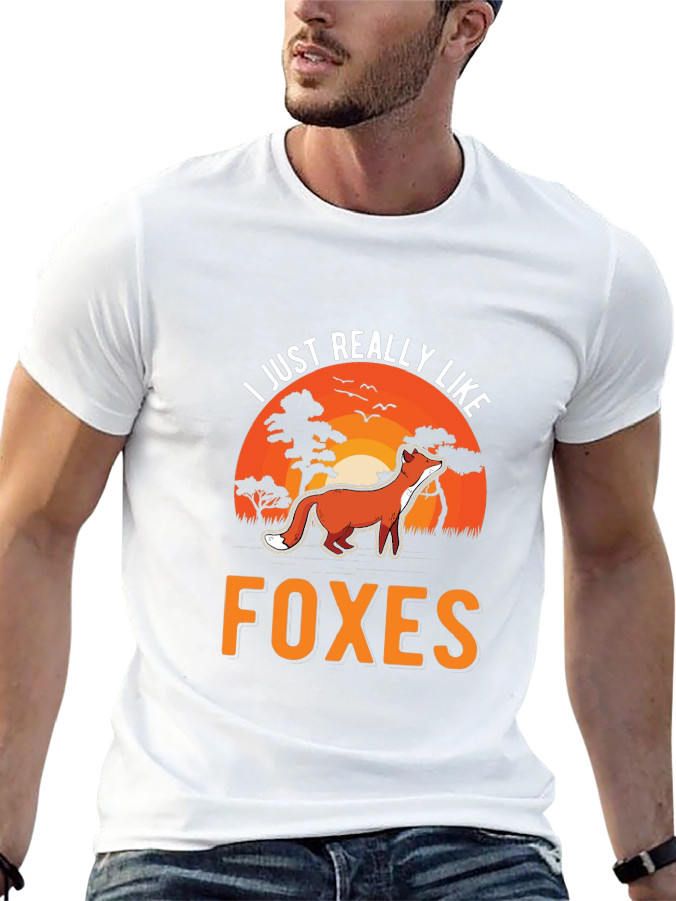 I Just Really Like Foxes Graphic T-Shirt