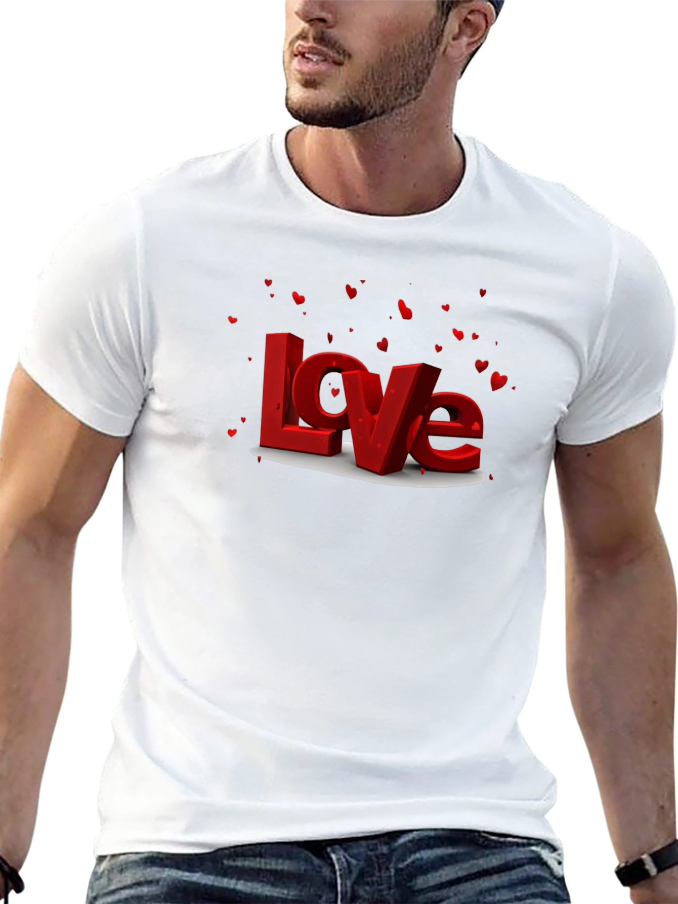 Love T-Shirt - Red Valentines Day Graphic Tee