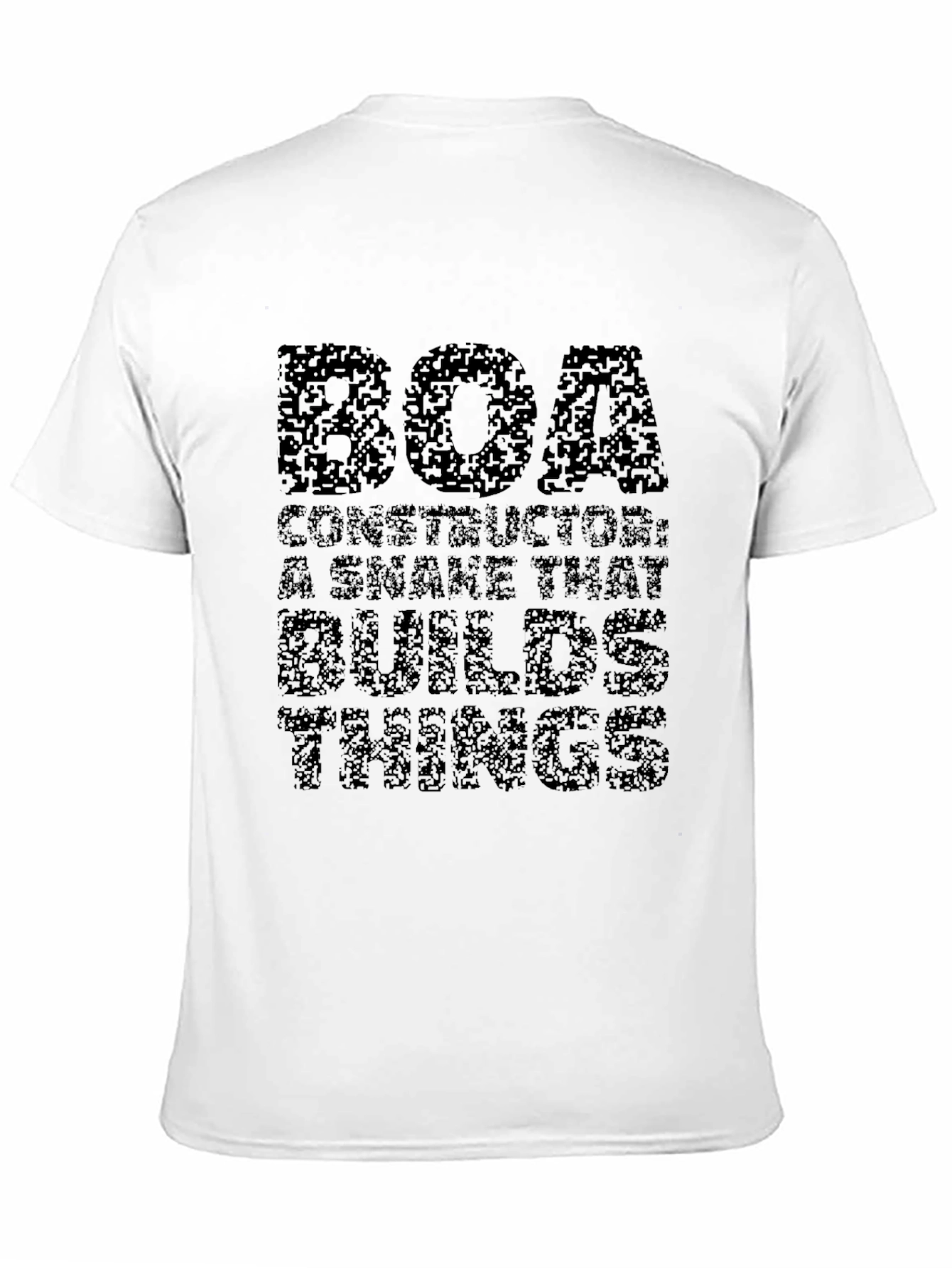 Boa Constructor Snake Builder T-Shirt Funny Programmer Tee