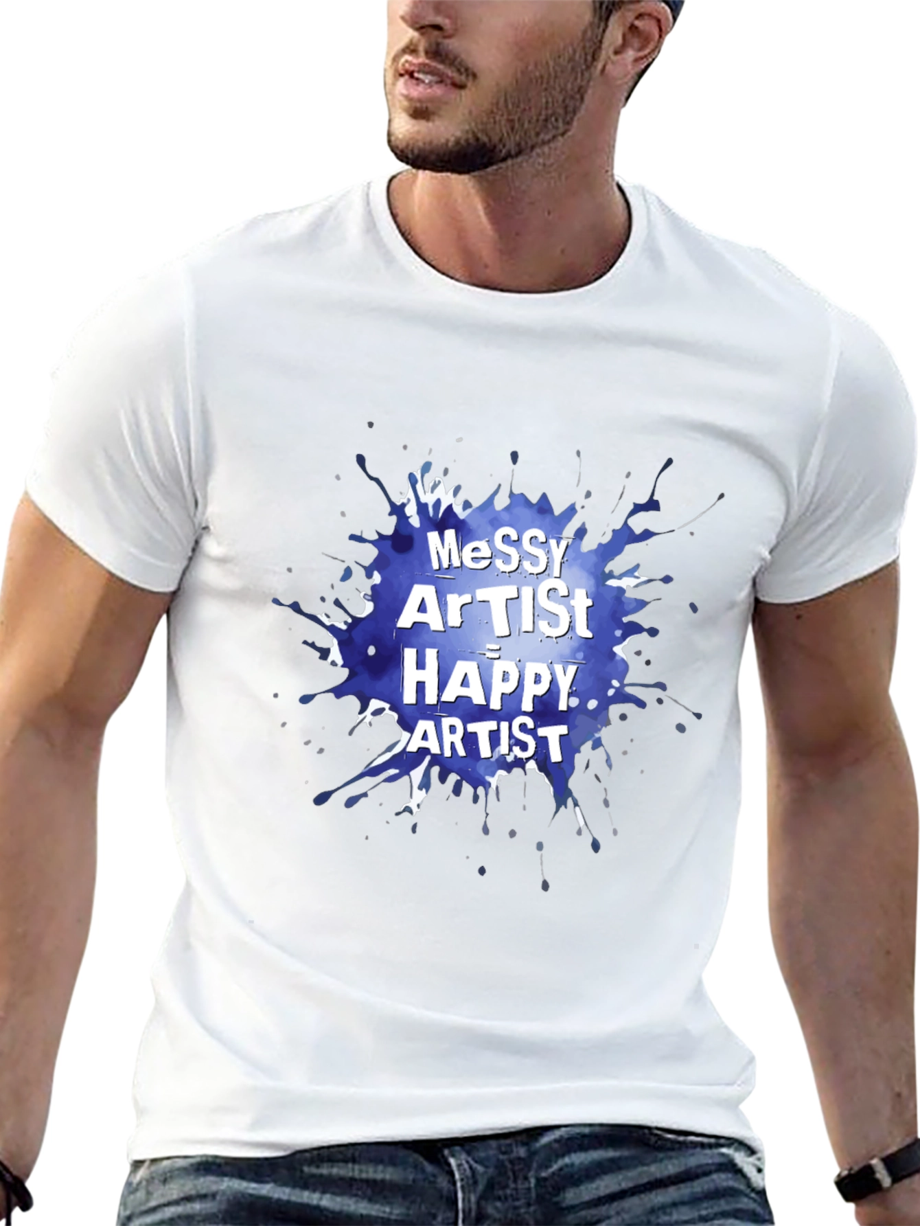 Messy Happy Artist Graphic Tee