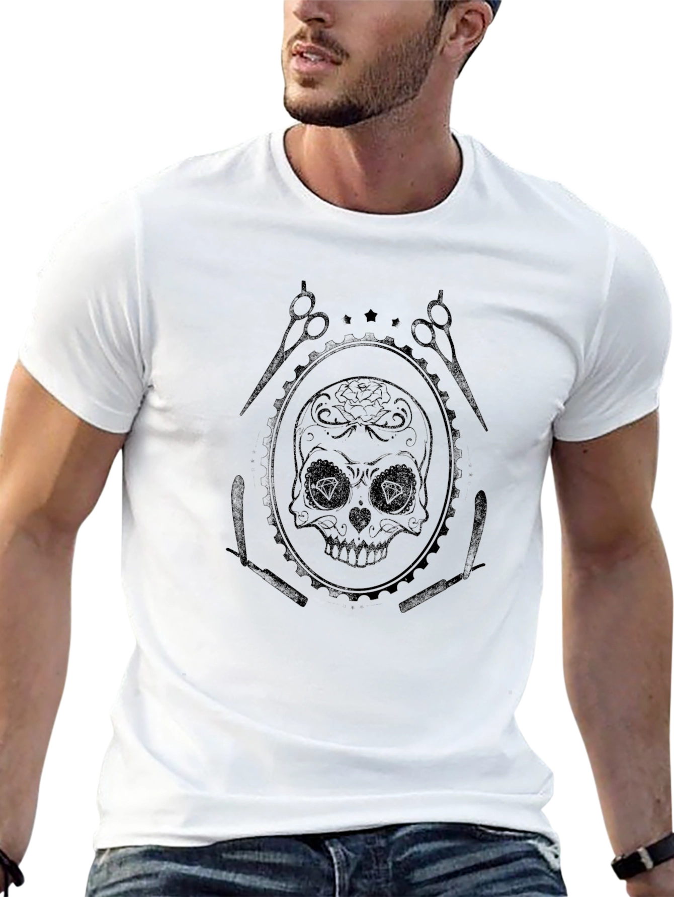 Skull Barber T-Shirt