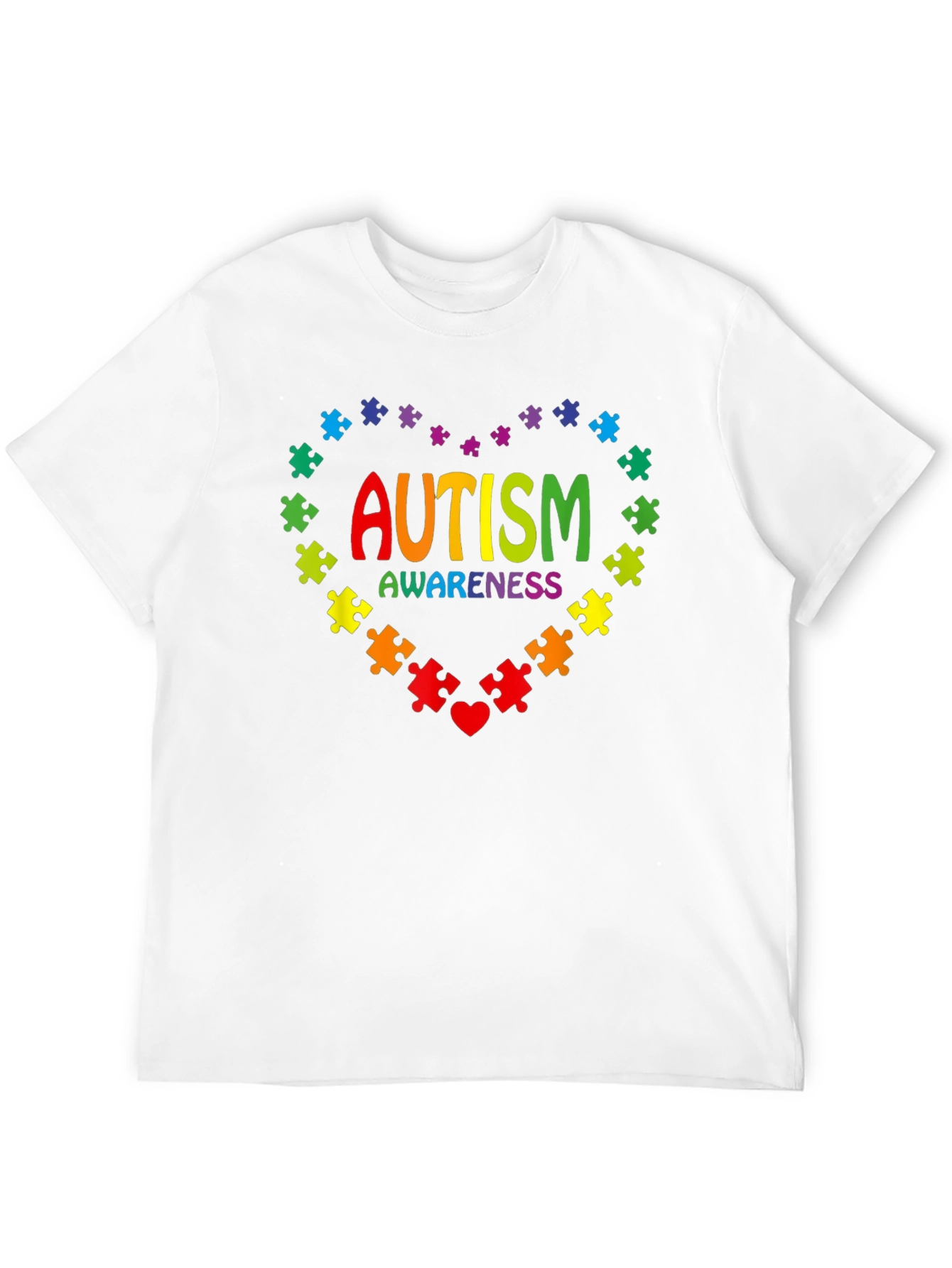 Autism Awareness Puzzle Heart T-Shirt
