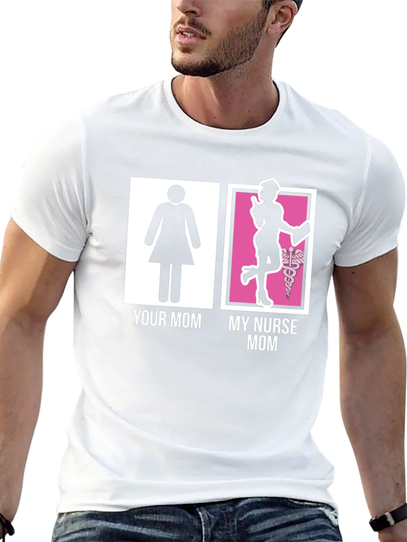 My Nurse Mom T-Shirt - Funny Graphic Tee