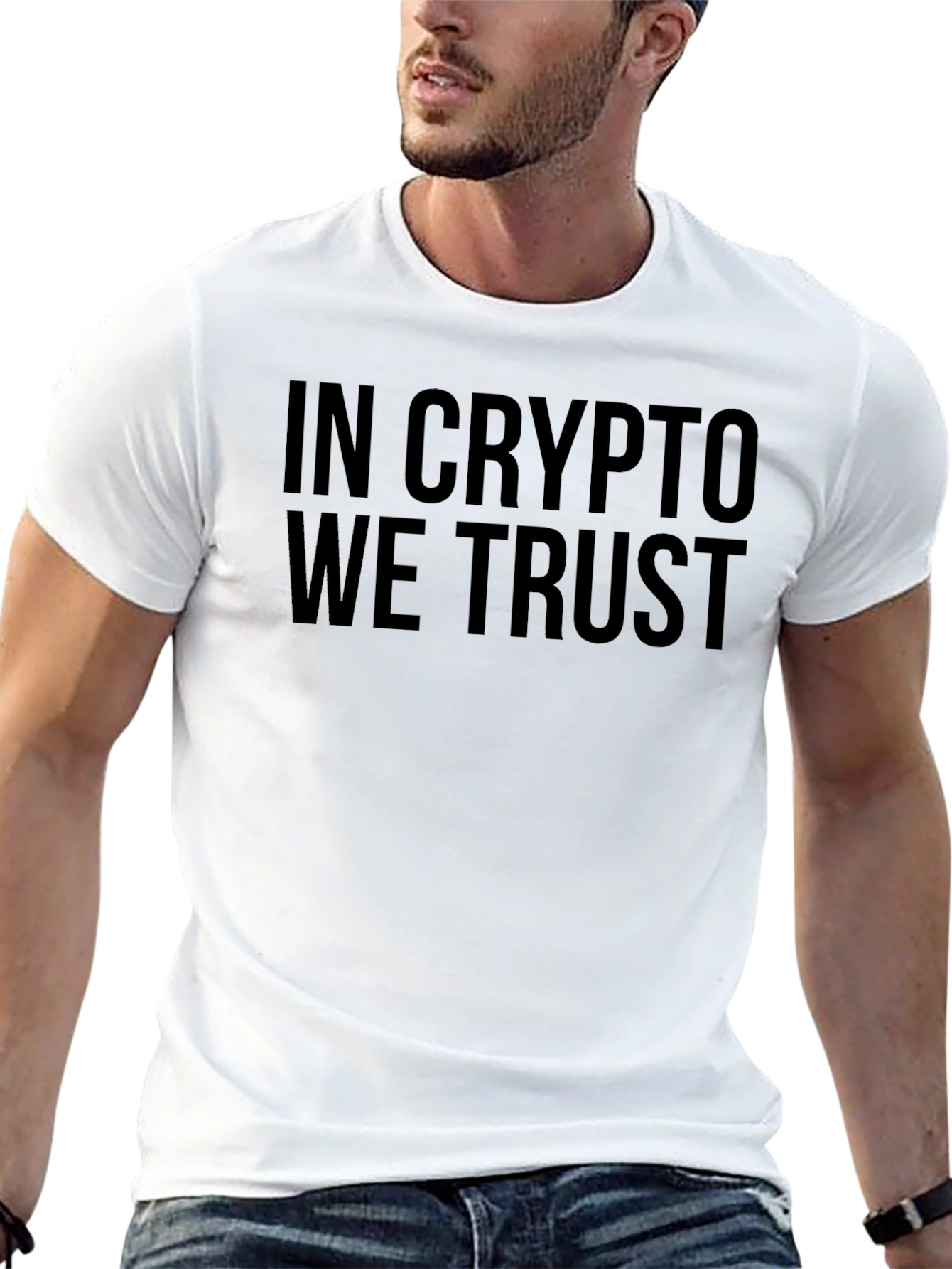 In Crypto We Trust T-Shirt - Black