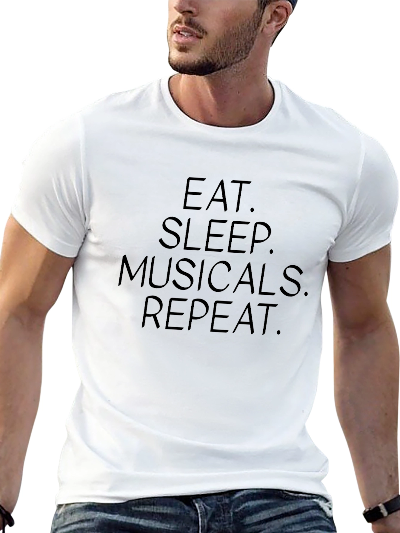 Eat Sleep Musicals Repeat T-Shirt