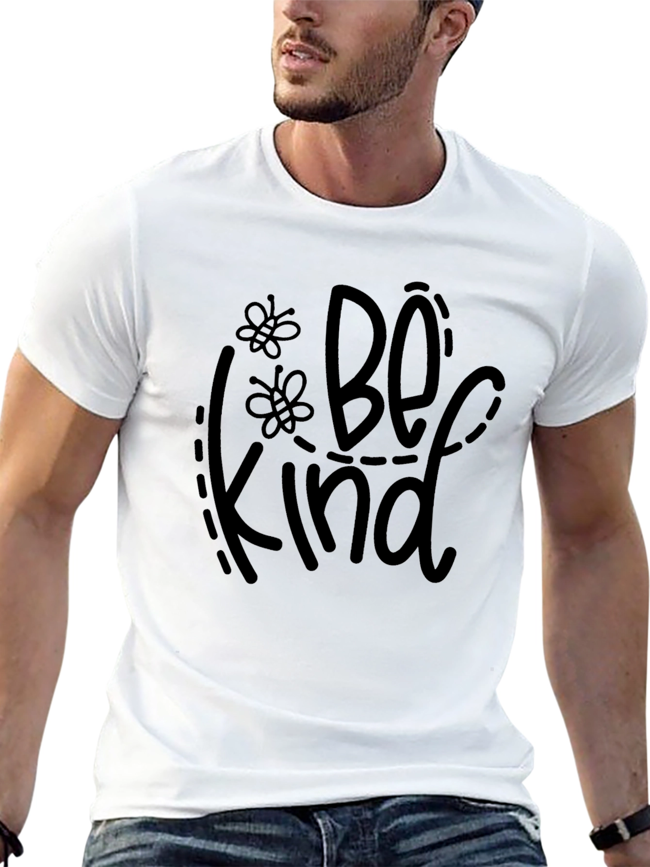 Be Kind Graphic Tee - Soft Cotton Casual Shirt