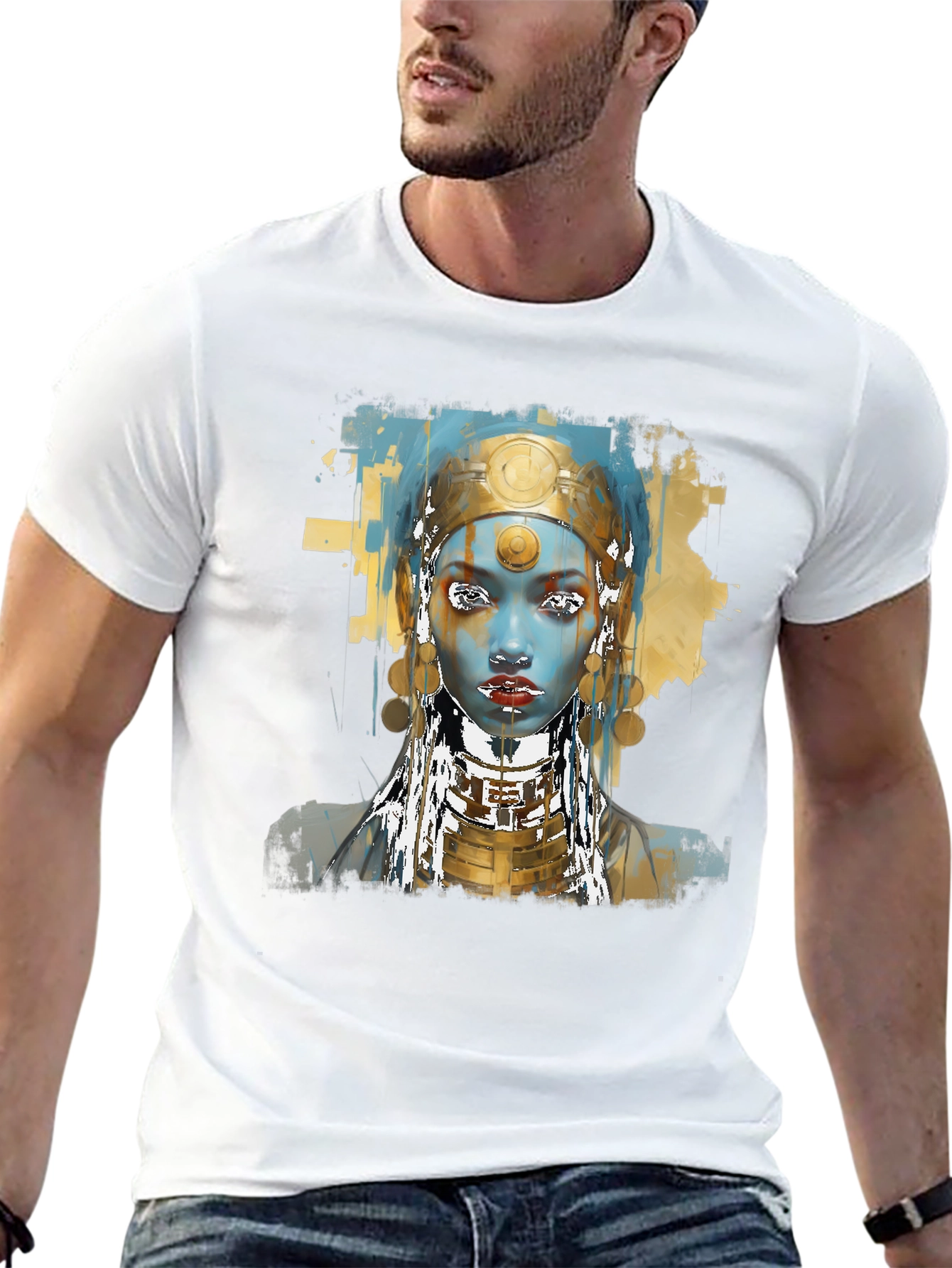 Goddess Graphic T-Shirt - Black