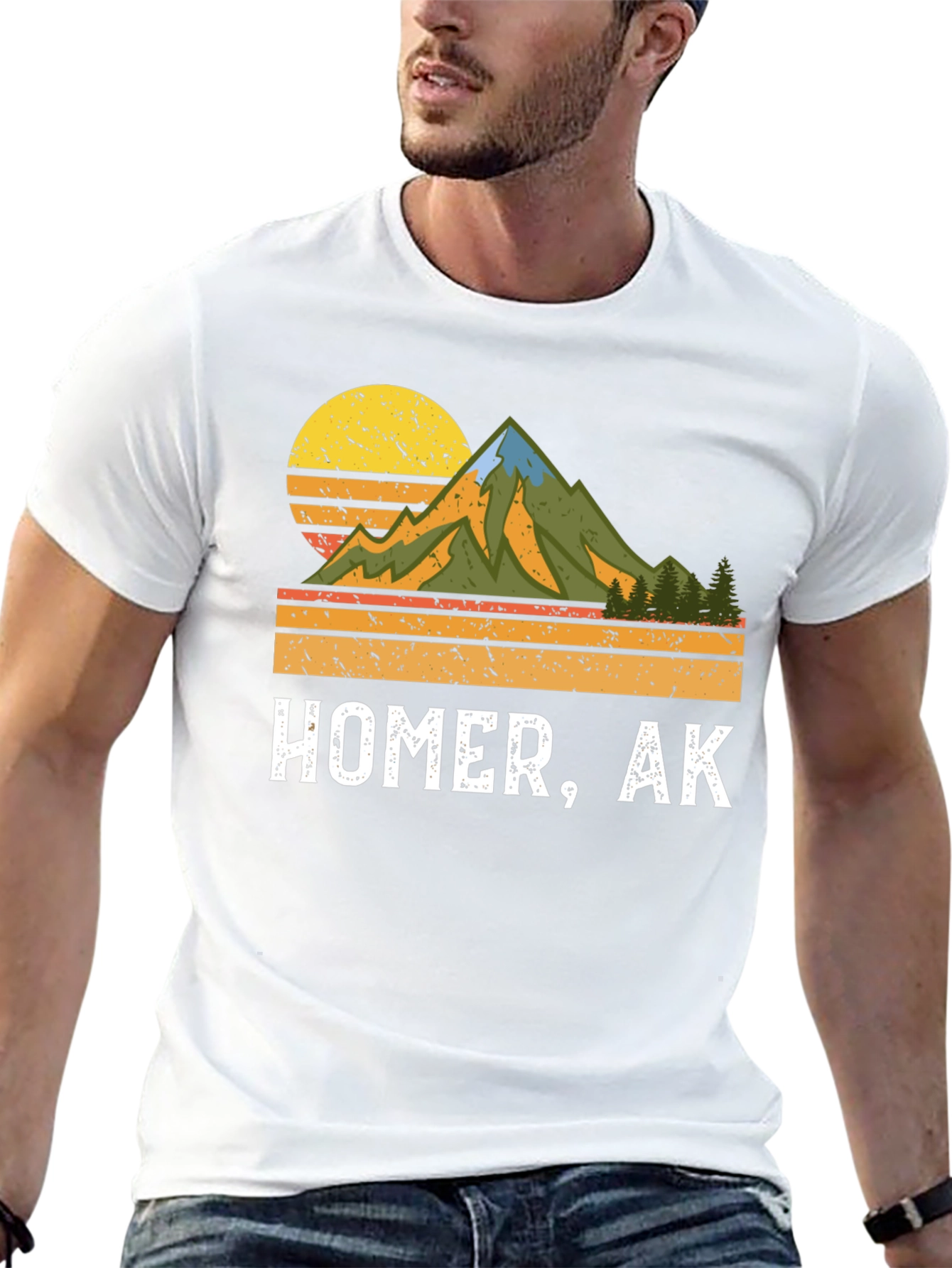 Homer AK Mountain Graphic Tee