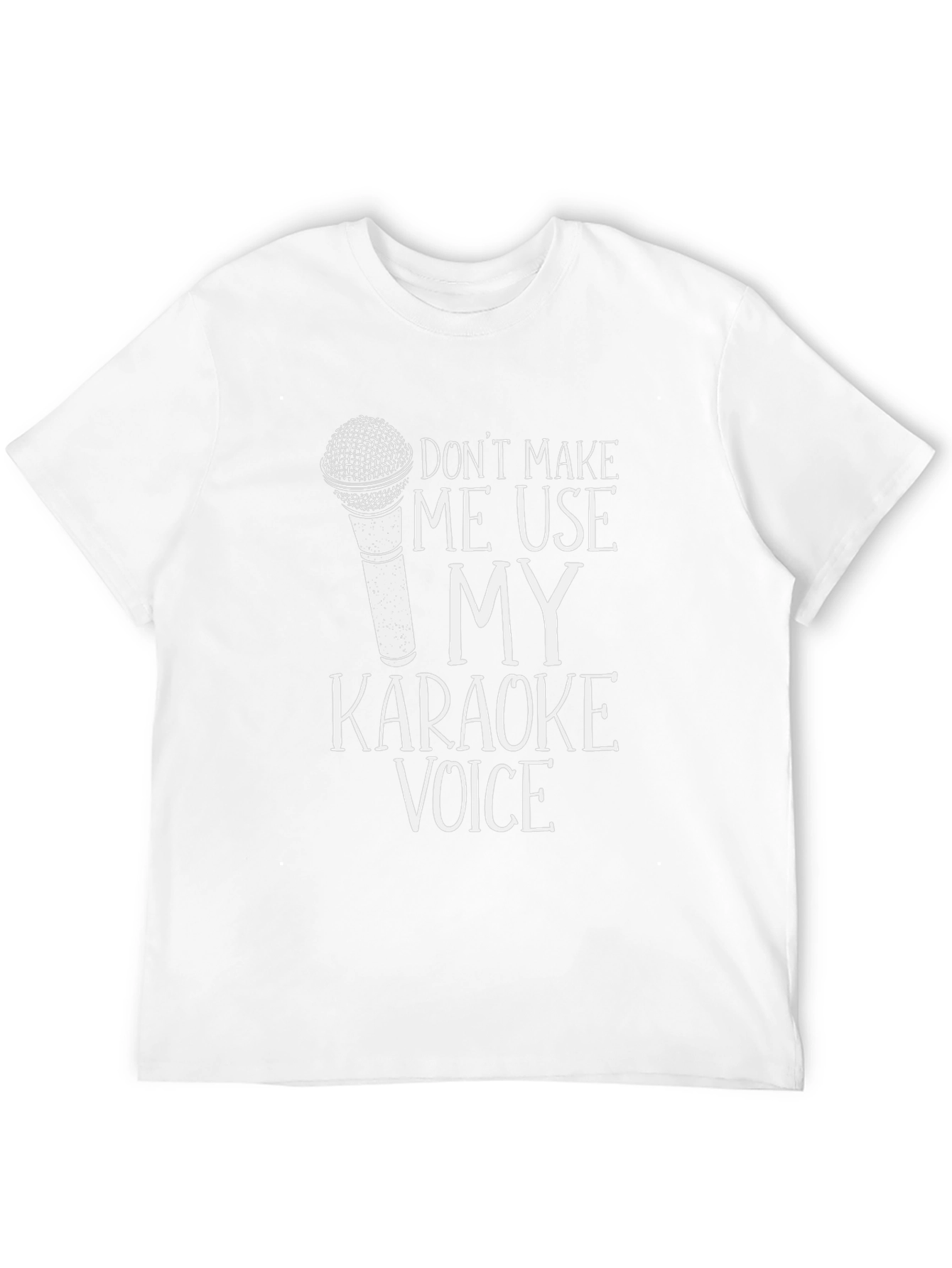Karaoke Voice Graphic Tee - Music Lover Shirt